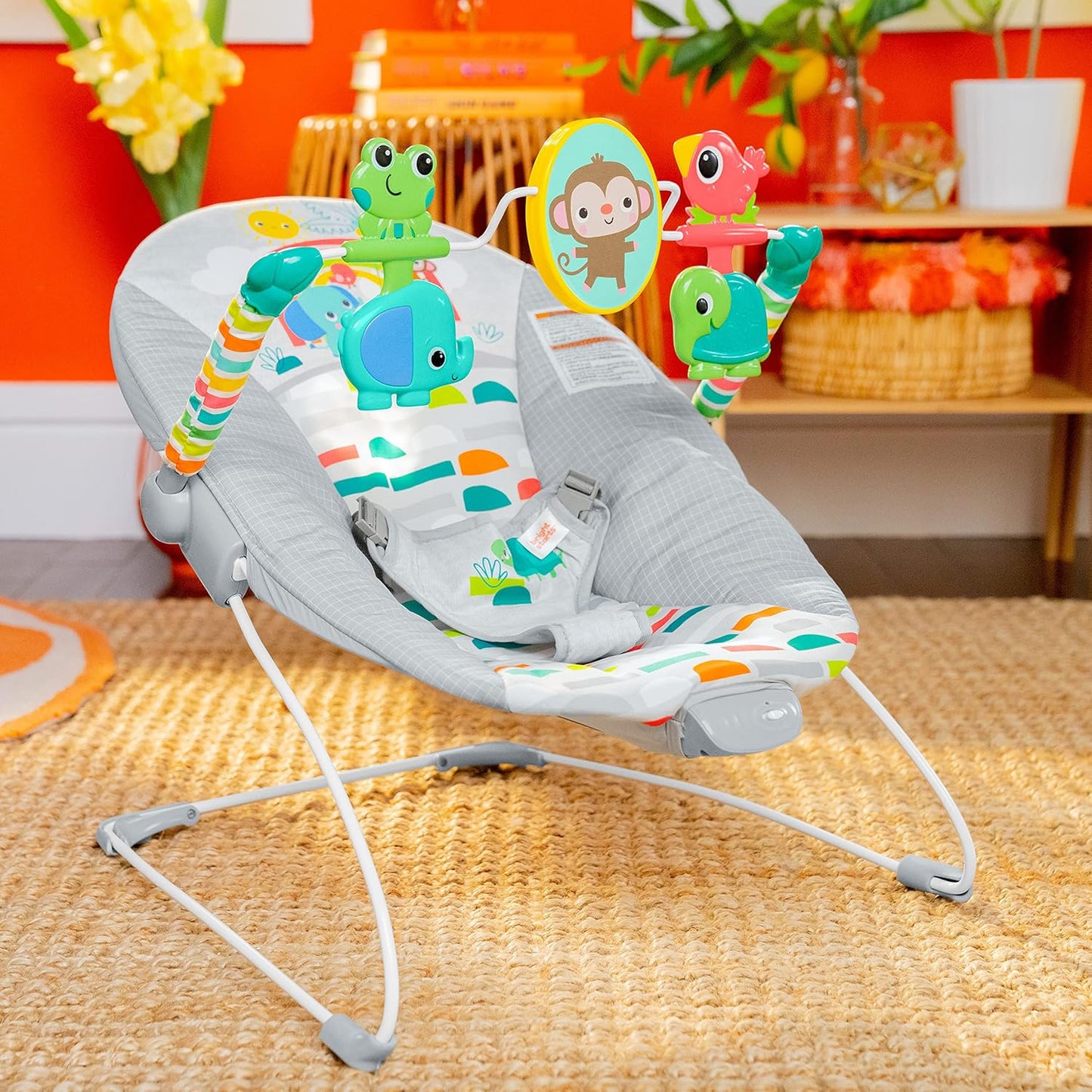 Babywippe mit Vibration und Spielzeug, Playful Paradise