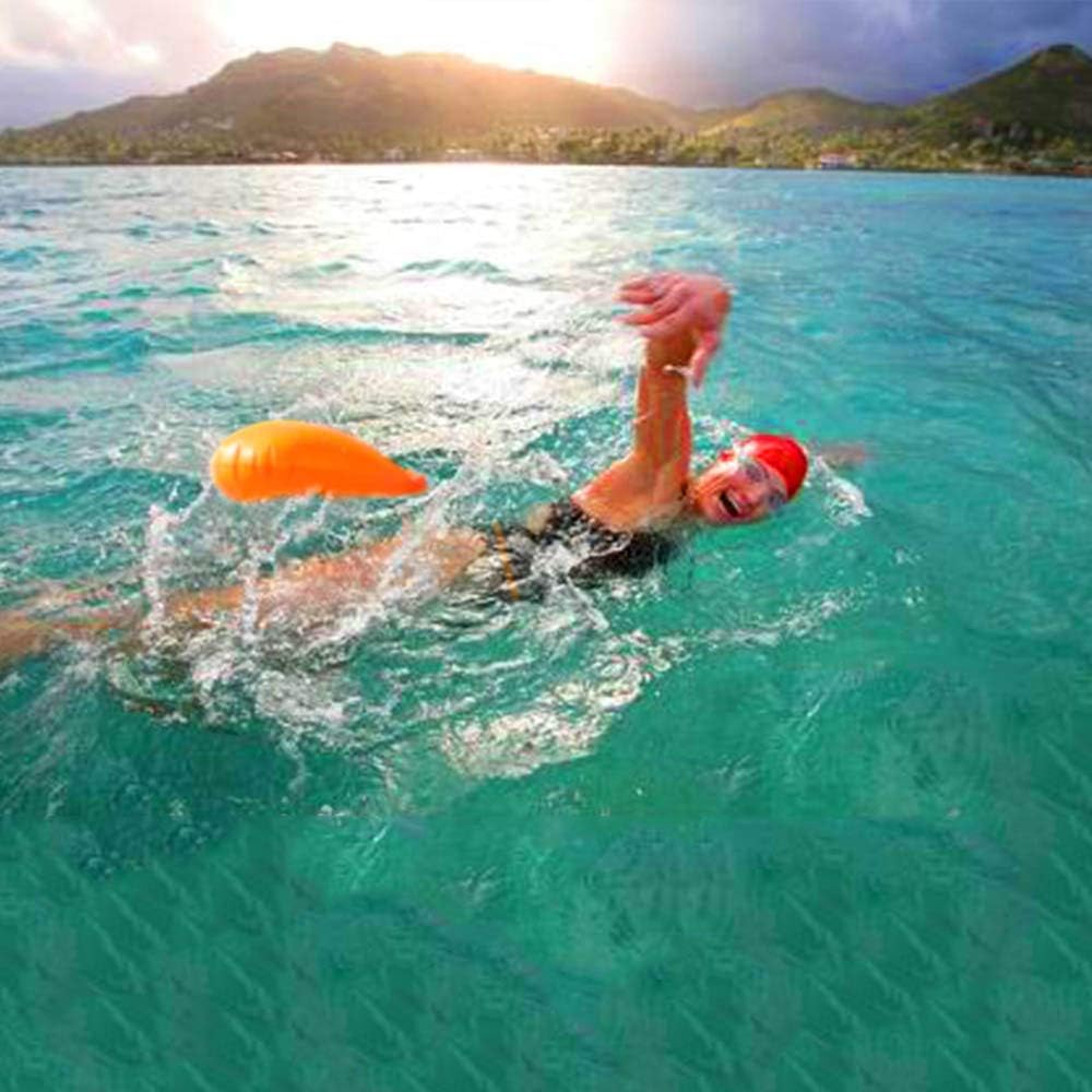 Aufblasbare Schwimmboje, Orange