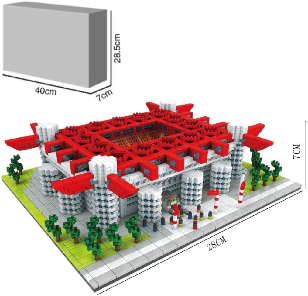 Nanoblock Modellbausatz San Siro Stadion, Giuseppe Meazza