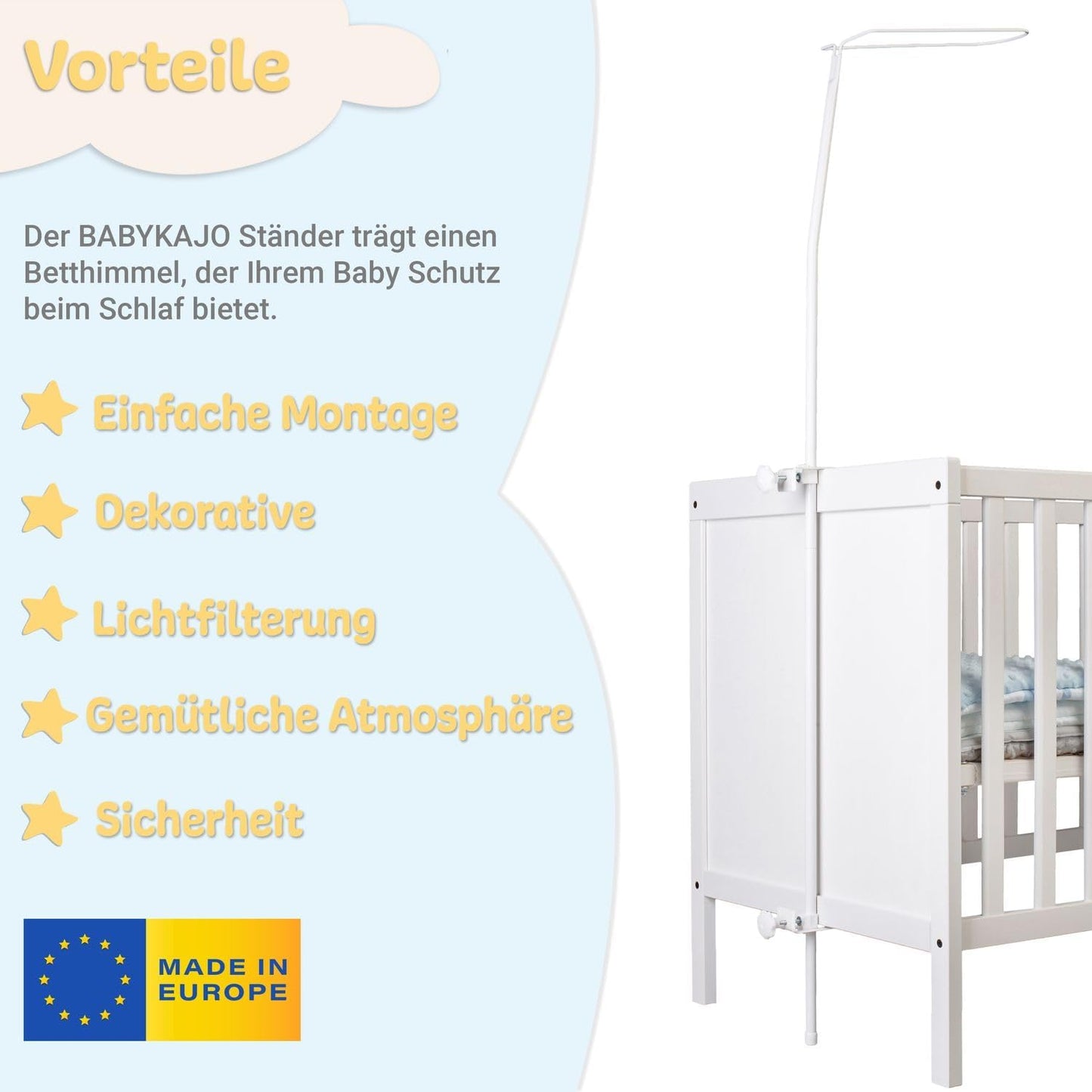Montierbare Himmelstange, montiert