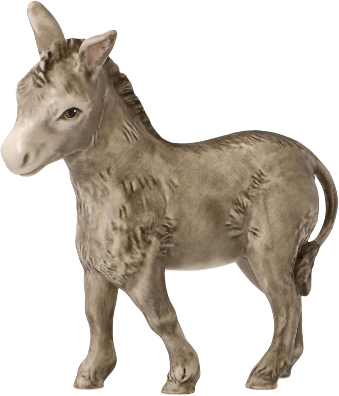 Krippenfigur Esel, 9,5cm Mehrfarbig