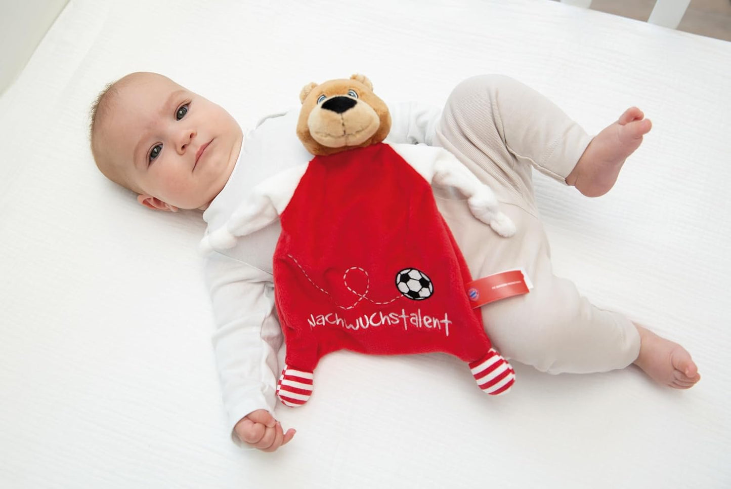 Schnuffeltuch - FC BAYERN MÜNCHEN Bär Berni, Schmusetuch