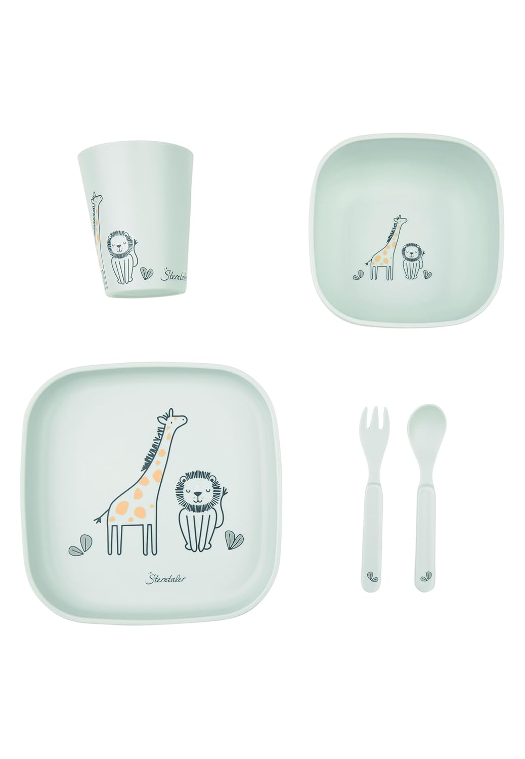 Kindergeschirrset Safari