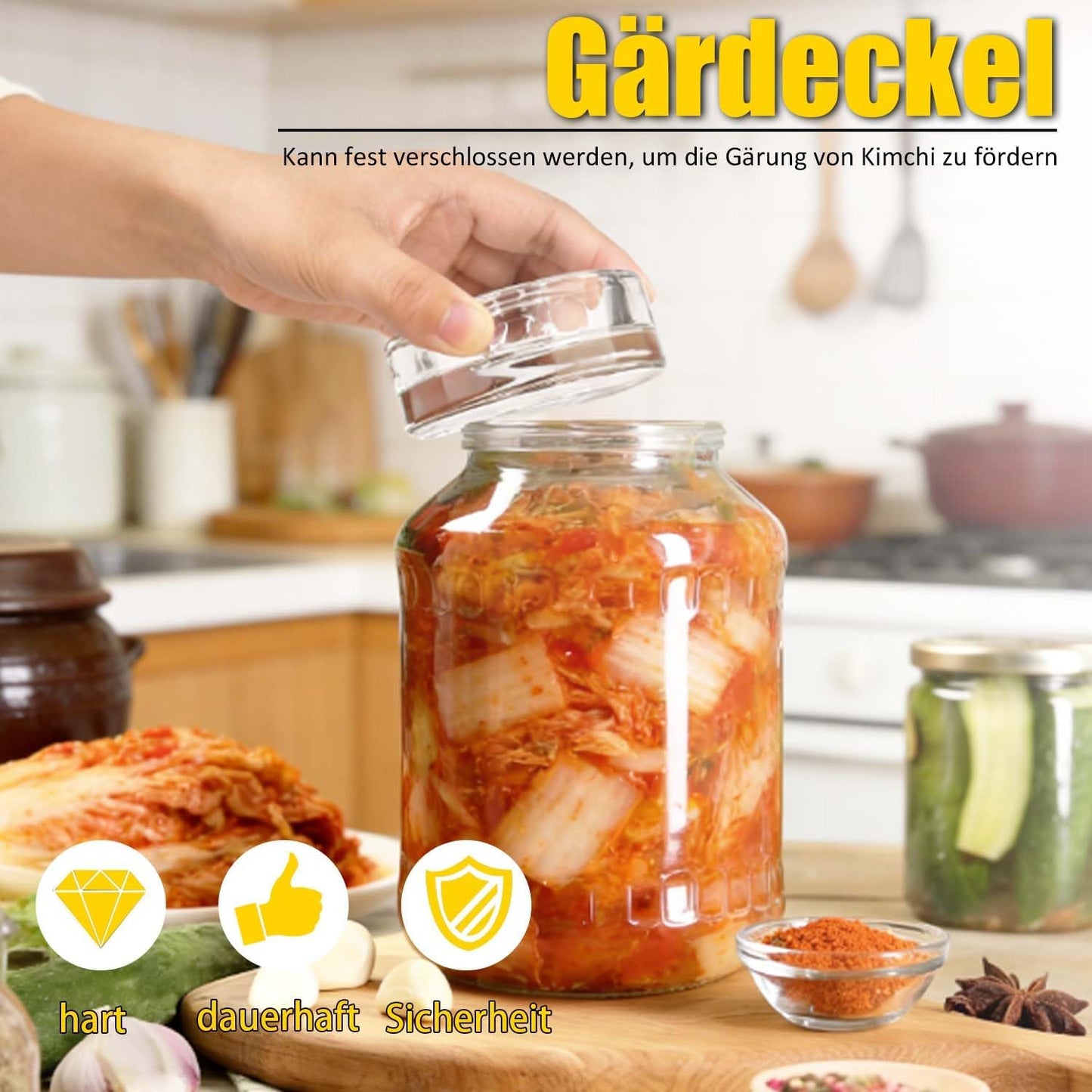 4-teiliges Fermentiergewichte-Set