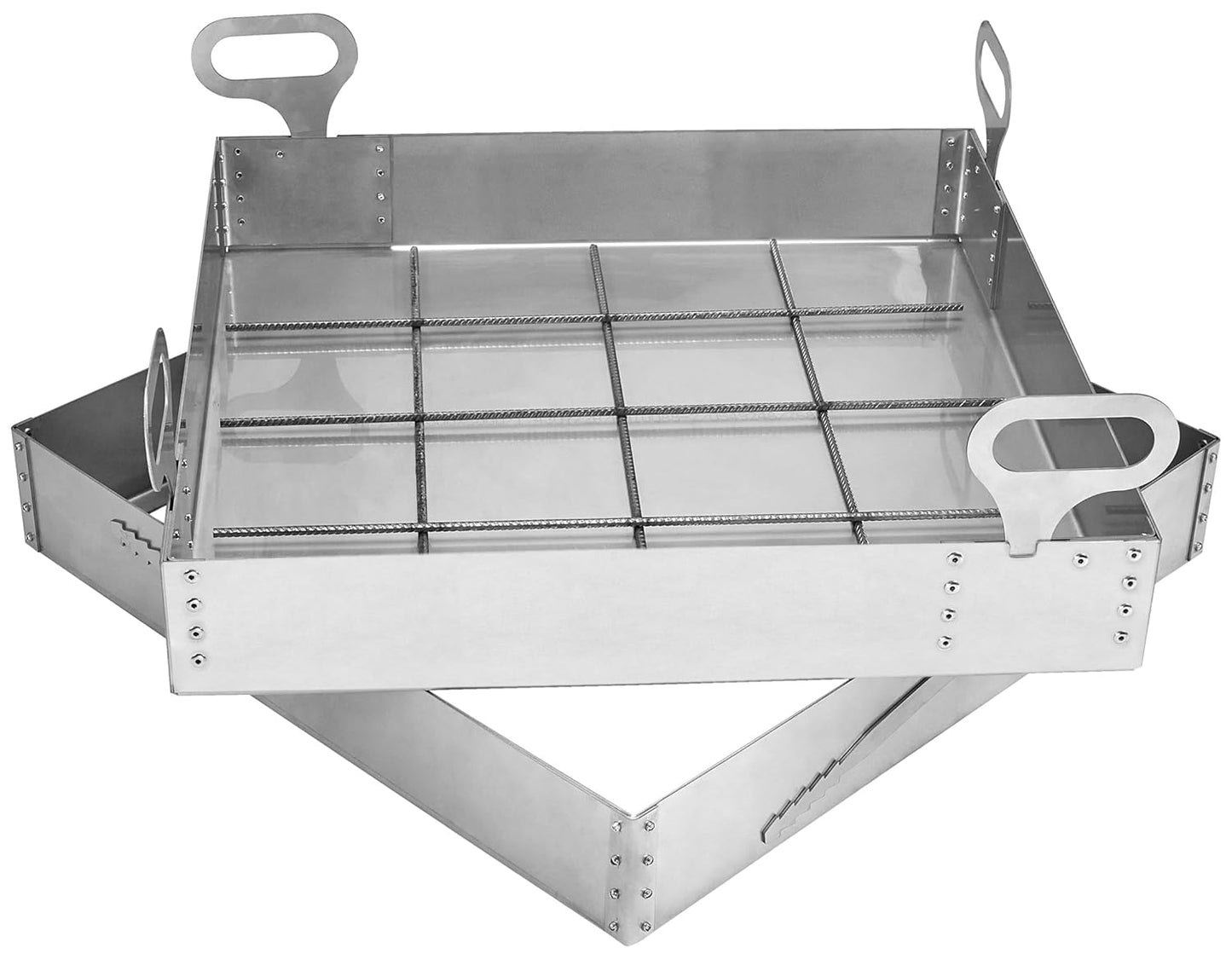 Auspflasterbare Schachtabdeckung 700x700x100 mm EN-124, 700x700x100 mm