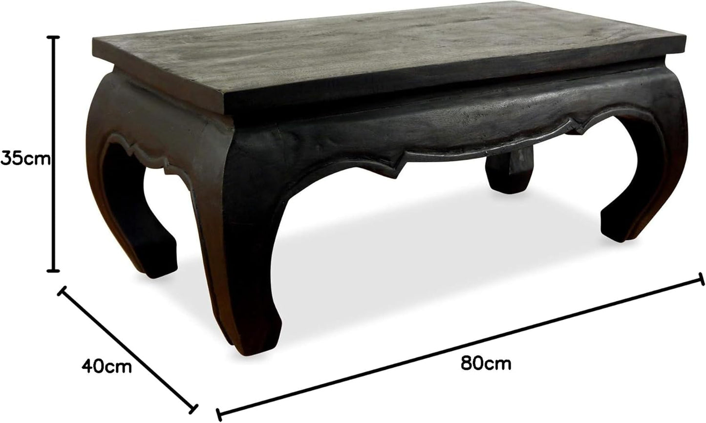 Opiumtisch, Schwarz