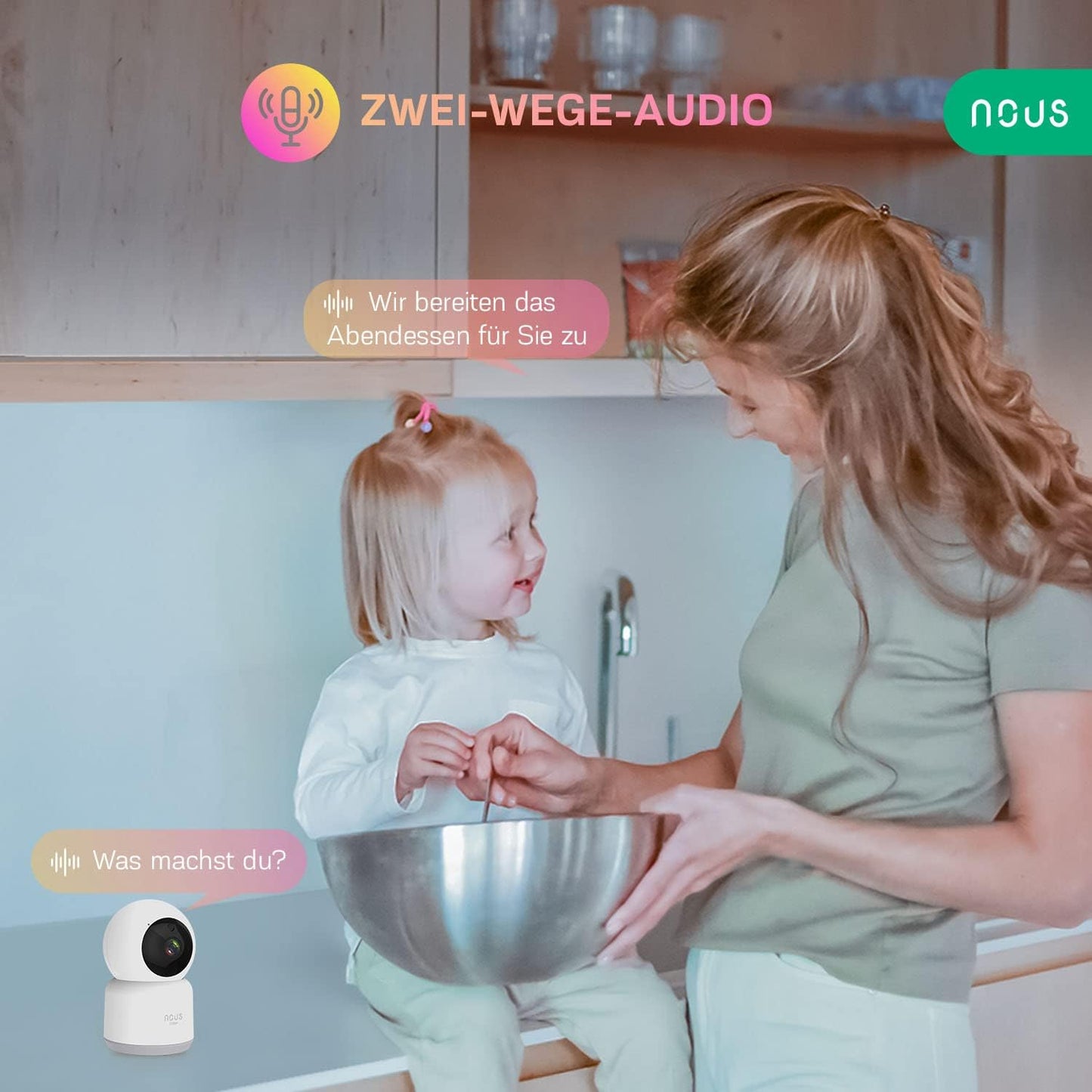 WiFi Überwachungskamera für Innenräume