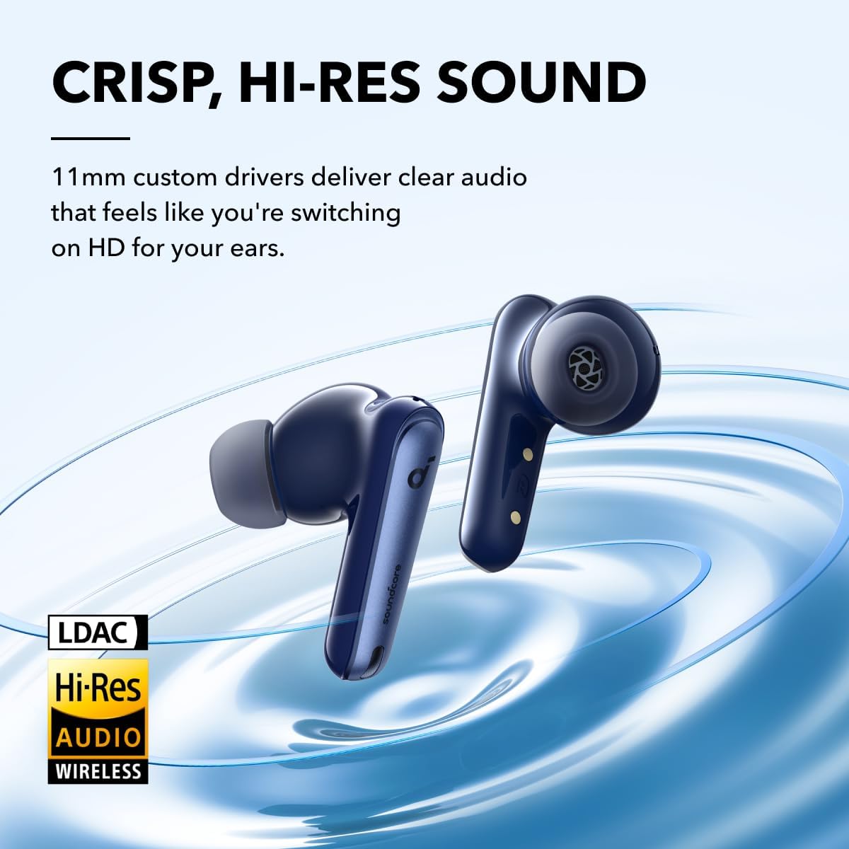 Liberty 4 NC Bluetooth-Kopfhörer mit Noise Cancelling, Blau