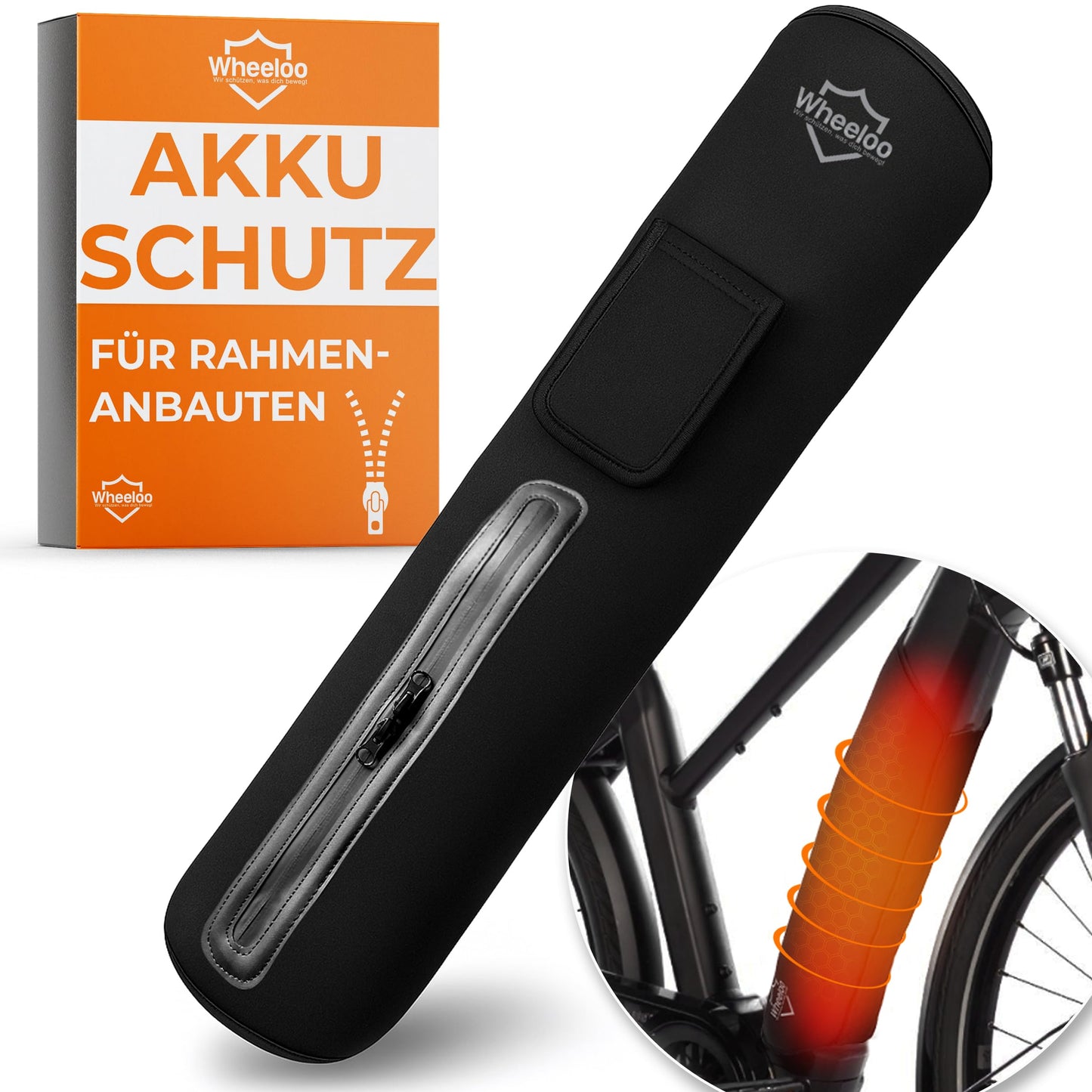 E-Bike Akku Schutzhülle, Standard with Bottle Holder Opening