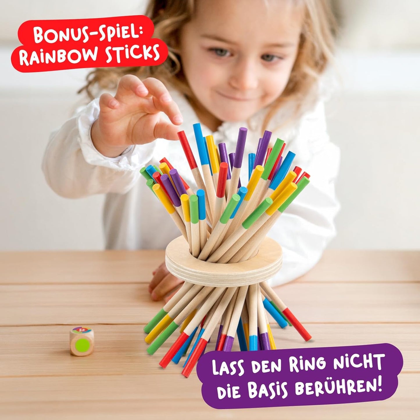 Ballfall Montessori Holzspielzeug, Ballfall