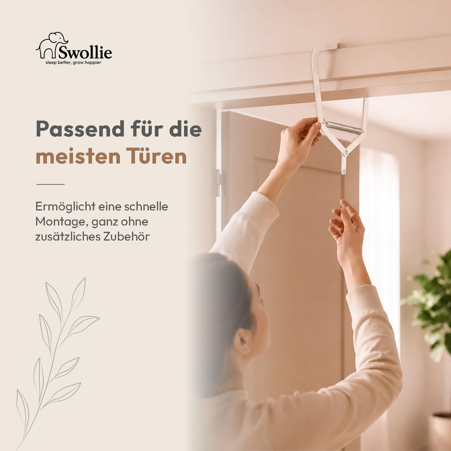 Türklammer für Federwiege bis 15 Kg