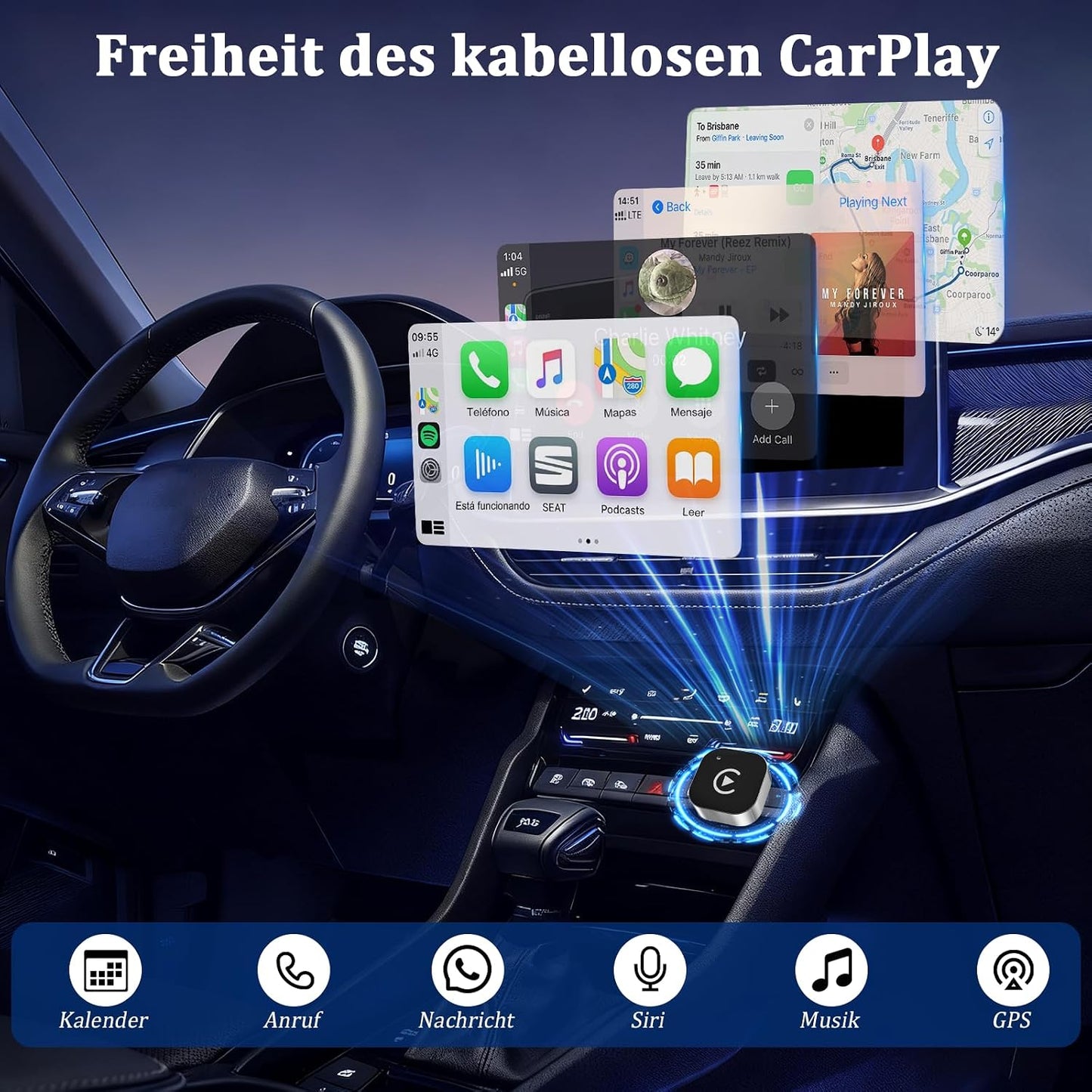 Carplay & Android Auto Wireless Adapter