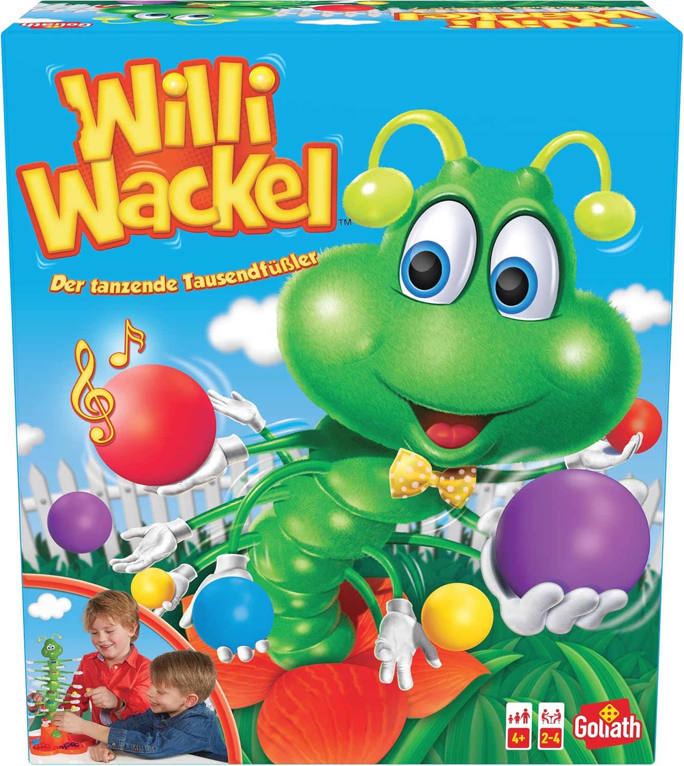 Willi Wackel Kinderspiel ab 4 Jahren (2-4 Spieler), Single