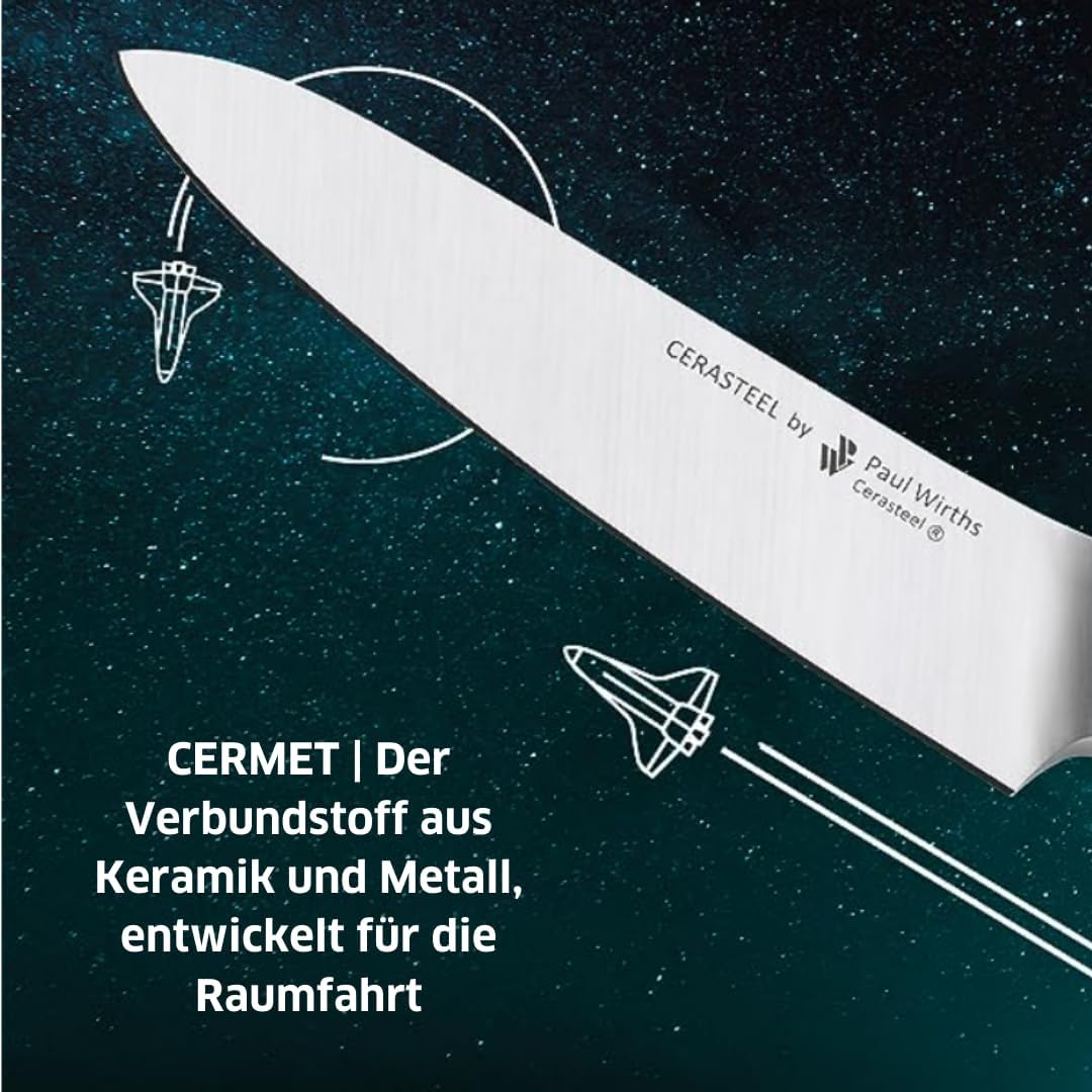 Cerasteel Allzweckmesser, Allzweckmesser, 13cm Klinge