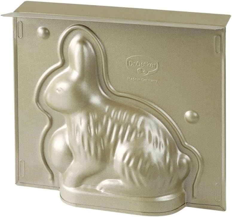3D Osterhasen-Backform mit Antihaftbeschichtung, Hase