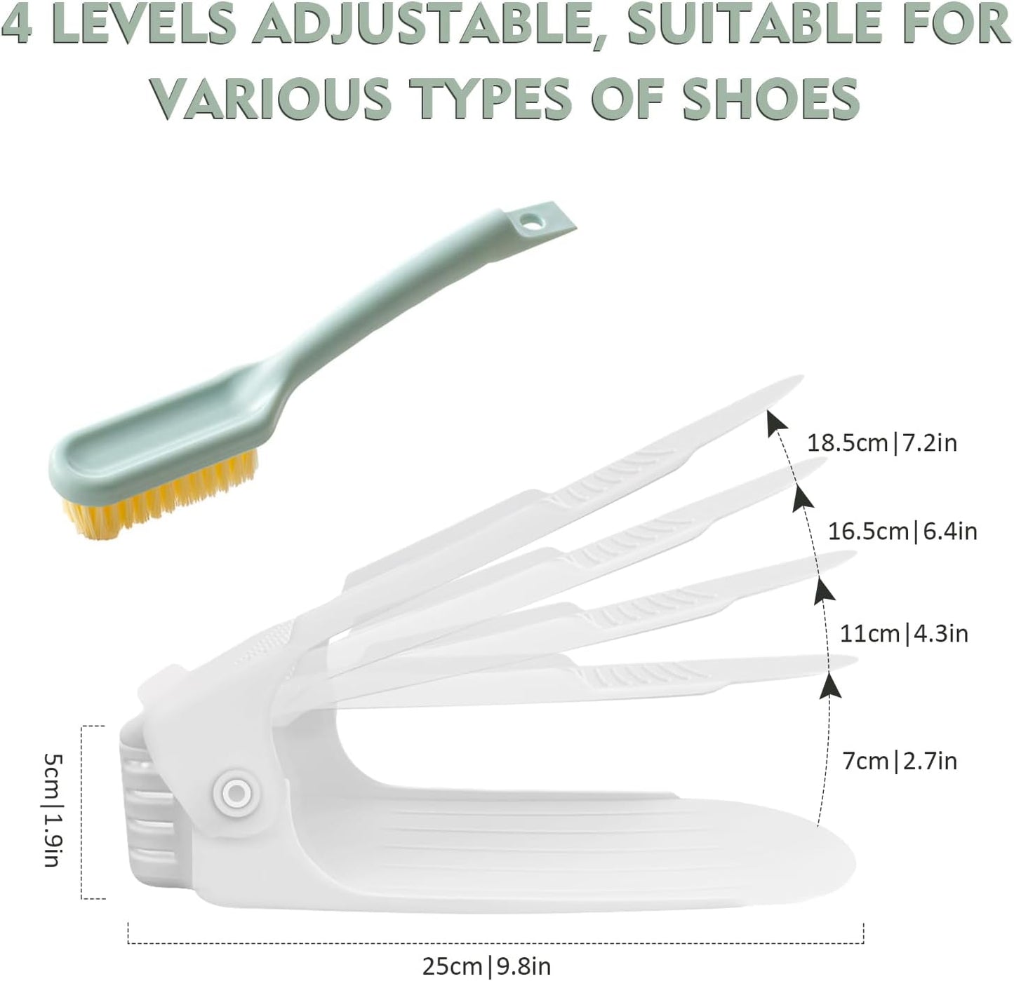 Einstellbare Schuhstapler, 24 Stück