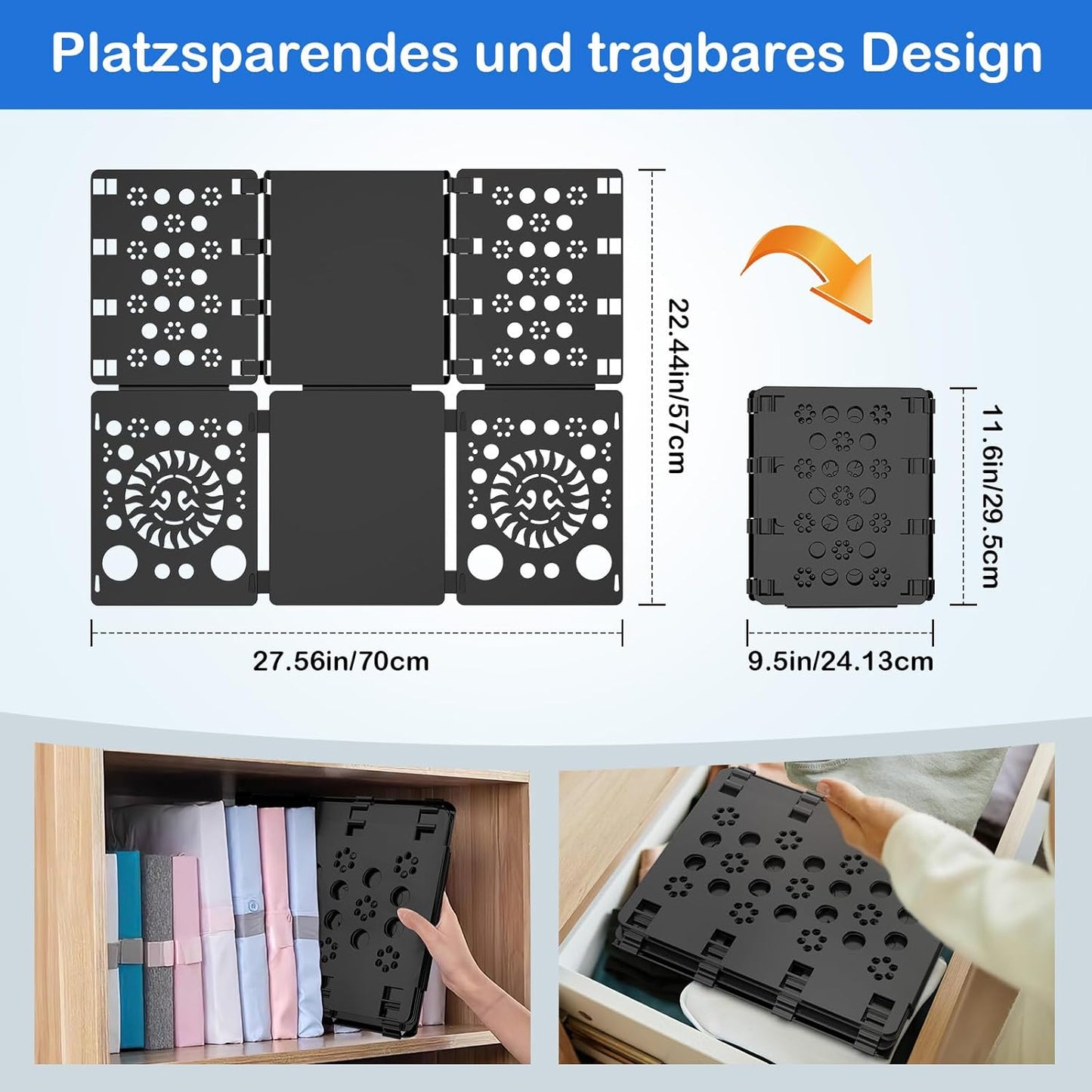 Wäschefalter, Schwarz