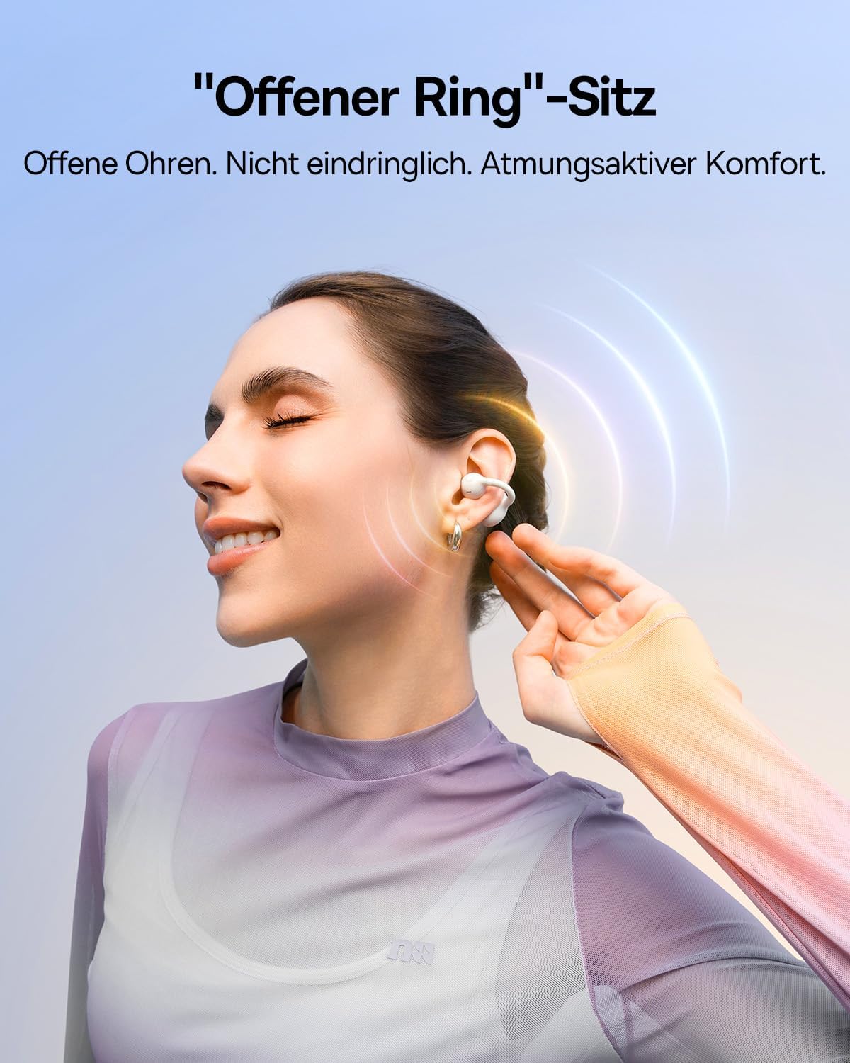 Ohrclip Bass BC1, Weiß