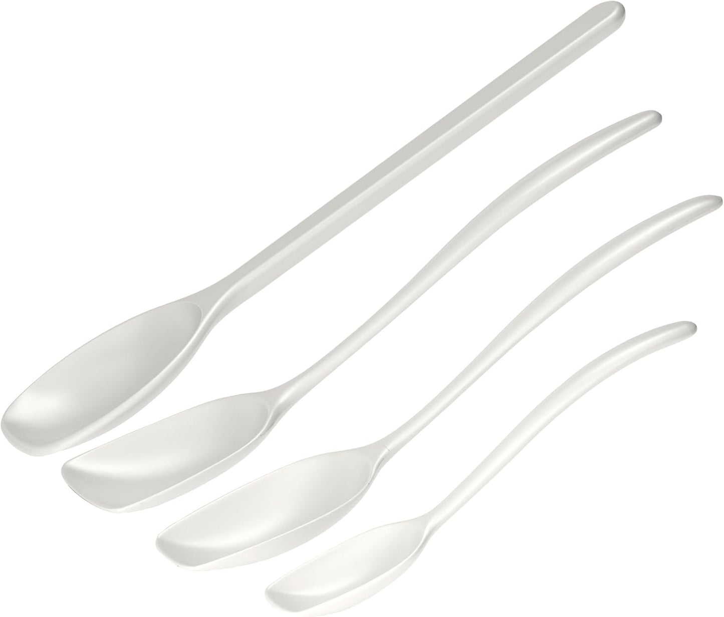 Classic 4-teiliges Kochlöffel-Set , hitzebeständig, Weiss One Size