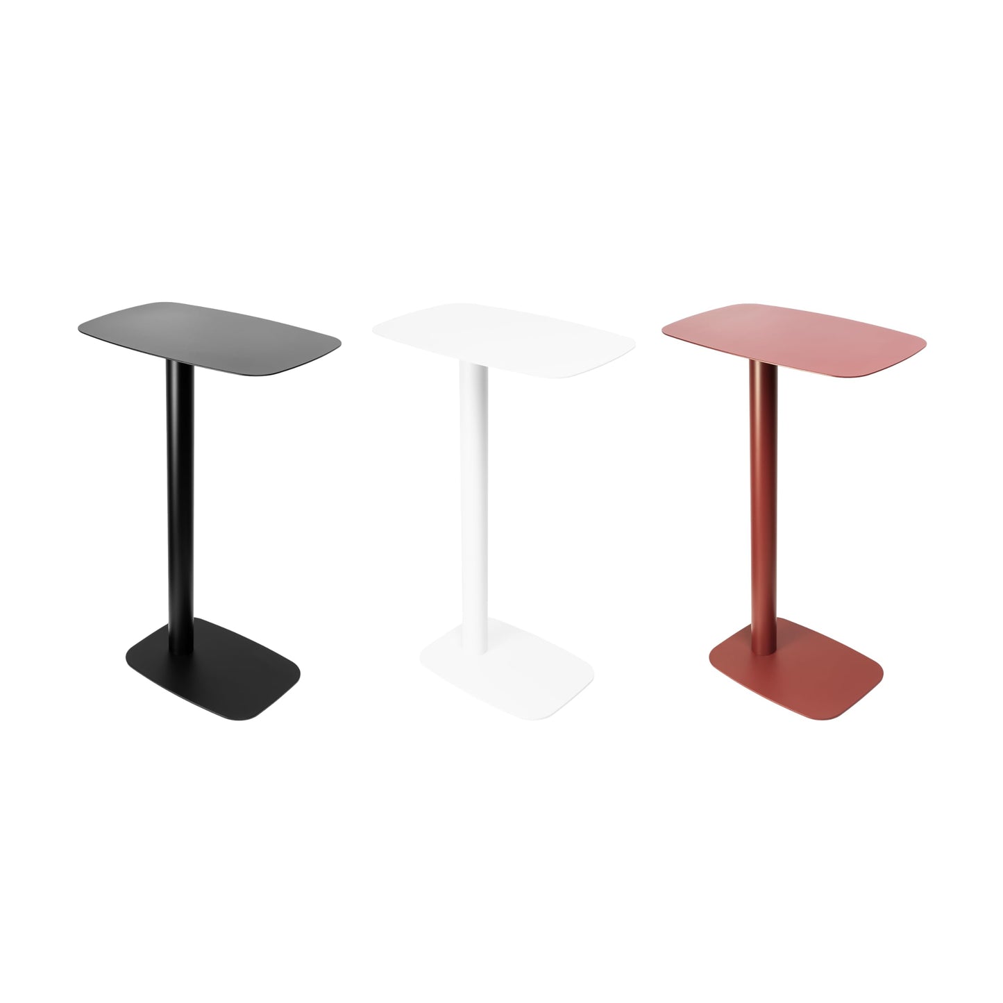 Beistelltisch Lucia, Weiss H66 cm