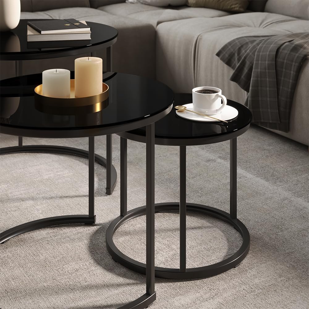 Couchtisch-Set Montreal, Glas 3er Set