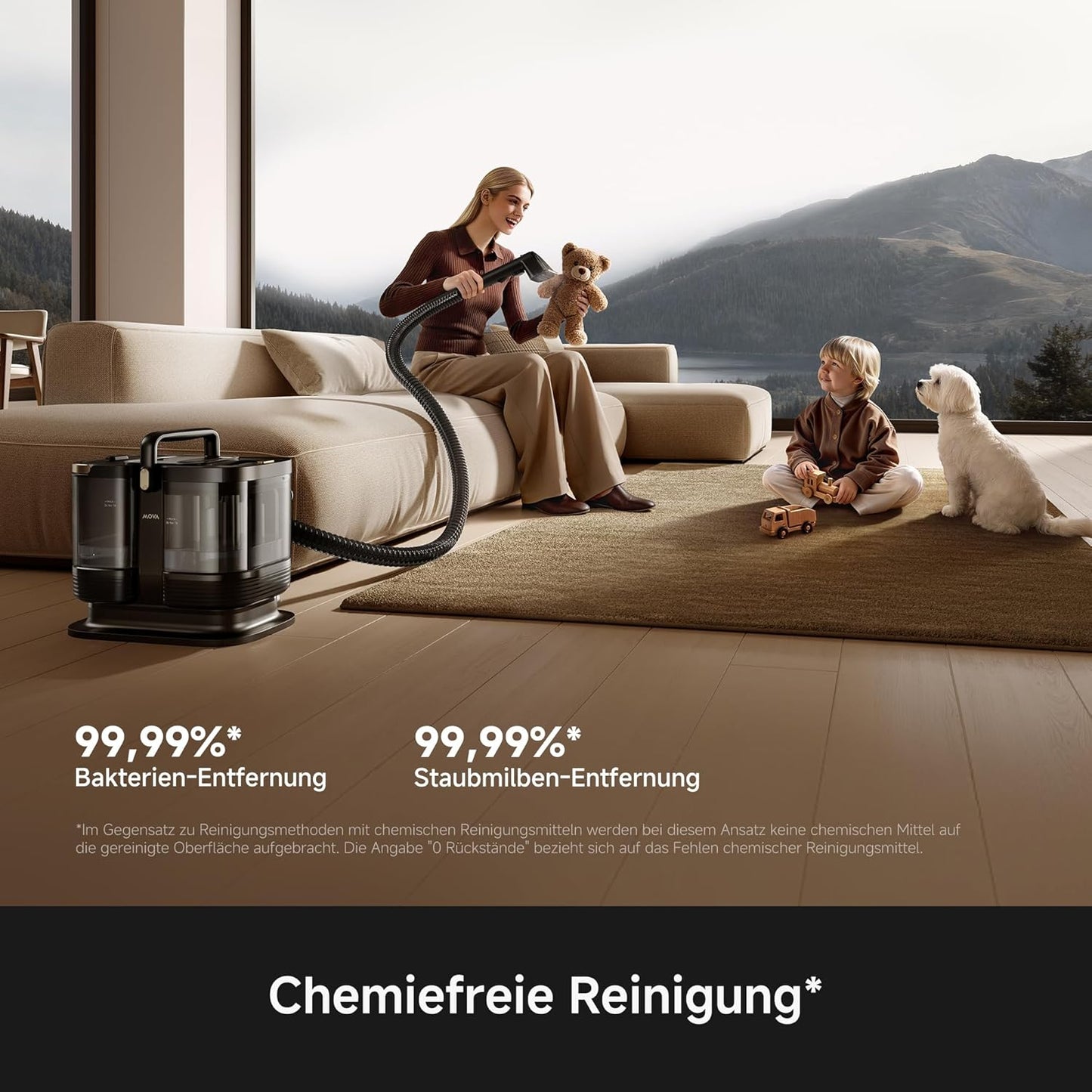 S10 Dampfreiniger mit 9 Aufsätzen