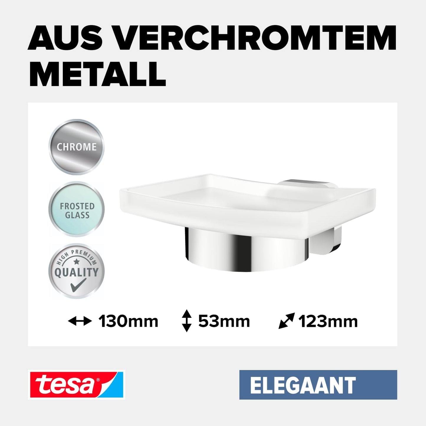 Elegaant Seifenschale, Seifenschale