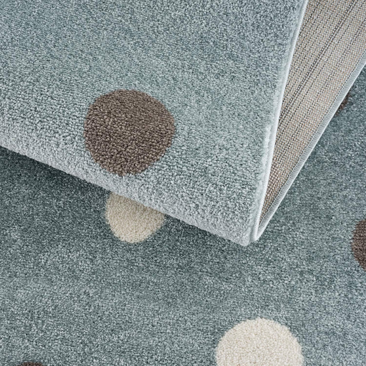 Kinderteppich Dots, 80 x 150 cm (Rechteckig) Mint