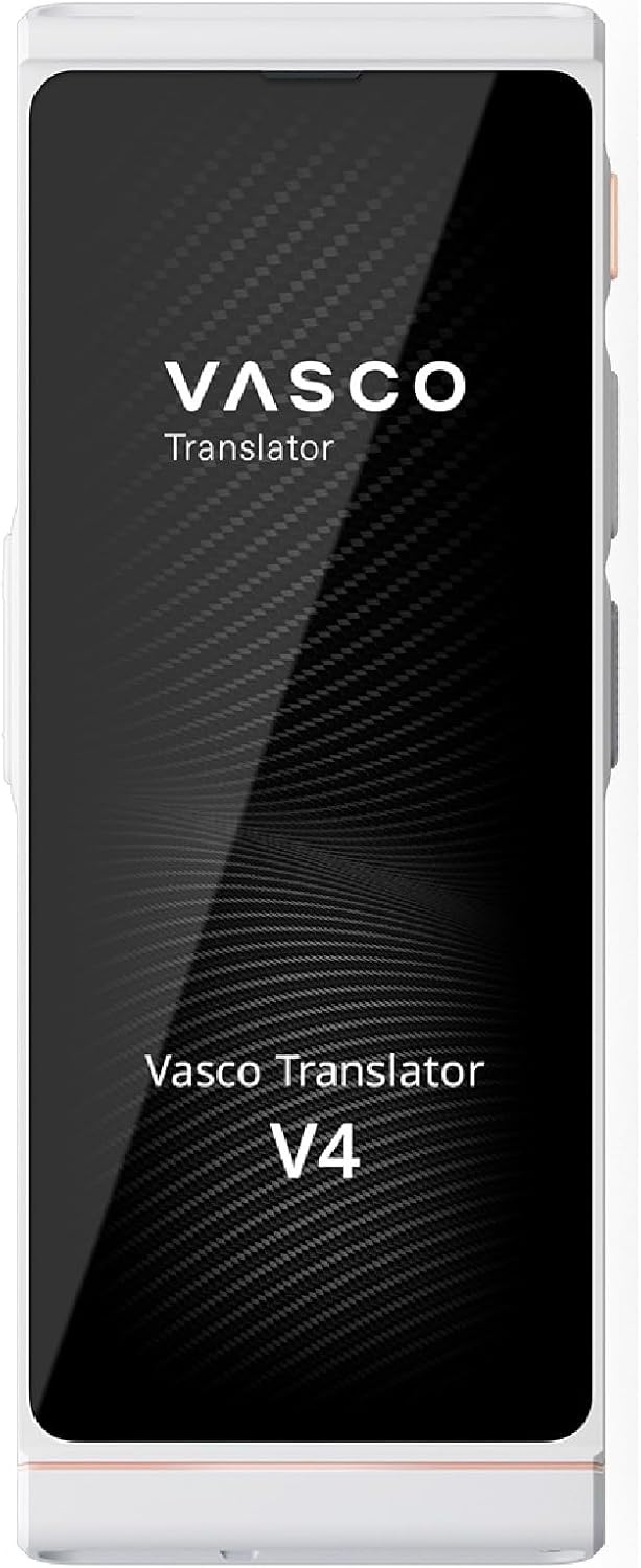 Translator V4 Sprachübersetzer-Gerät (108 Sprachen), Pearl White