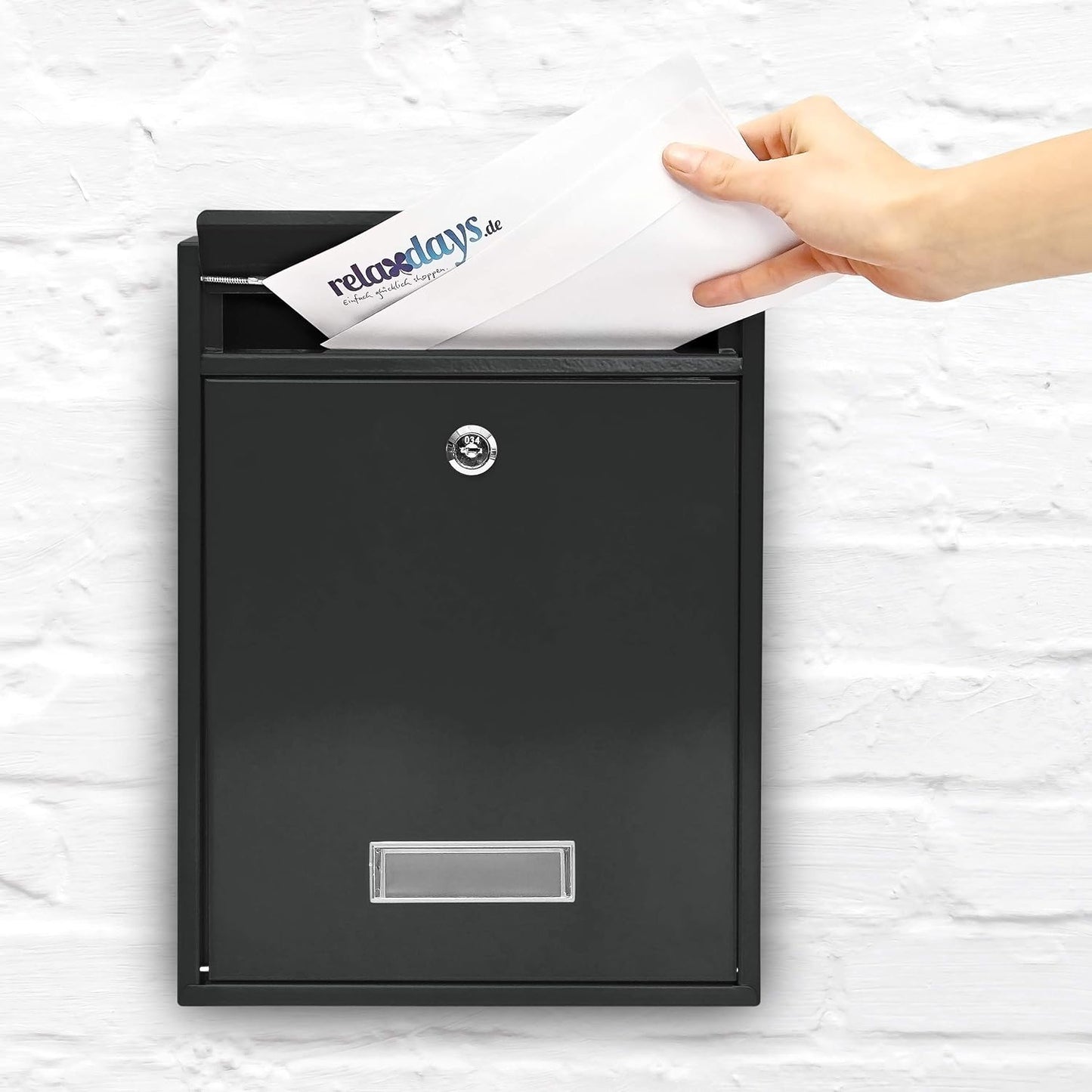 Briefkasten, Schwarz