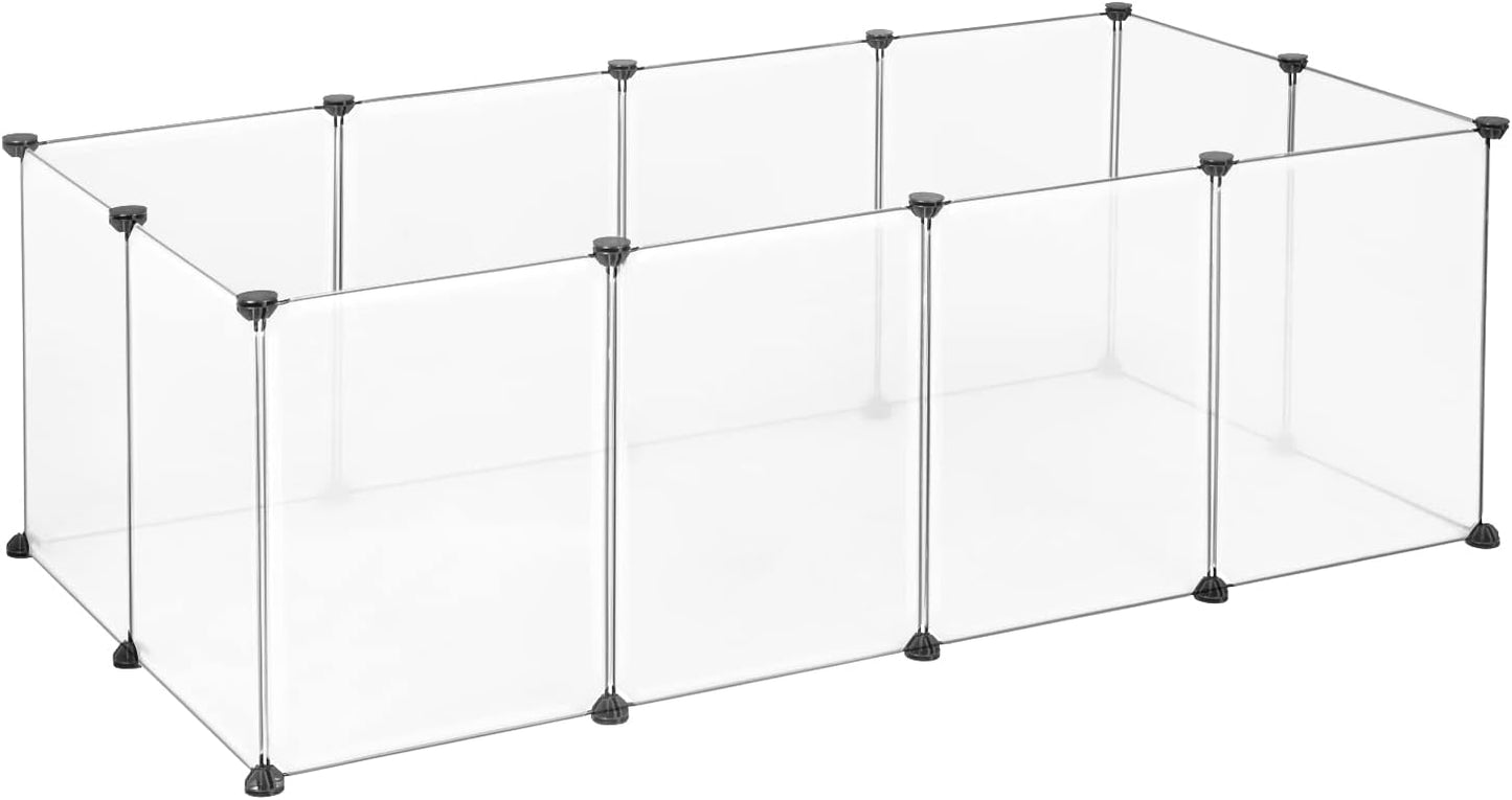 Freigehe für Kleintiere, Transparent Ohne Tür