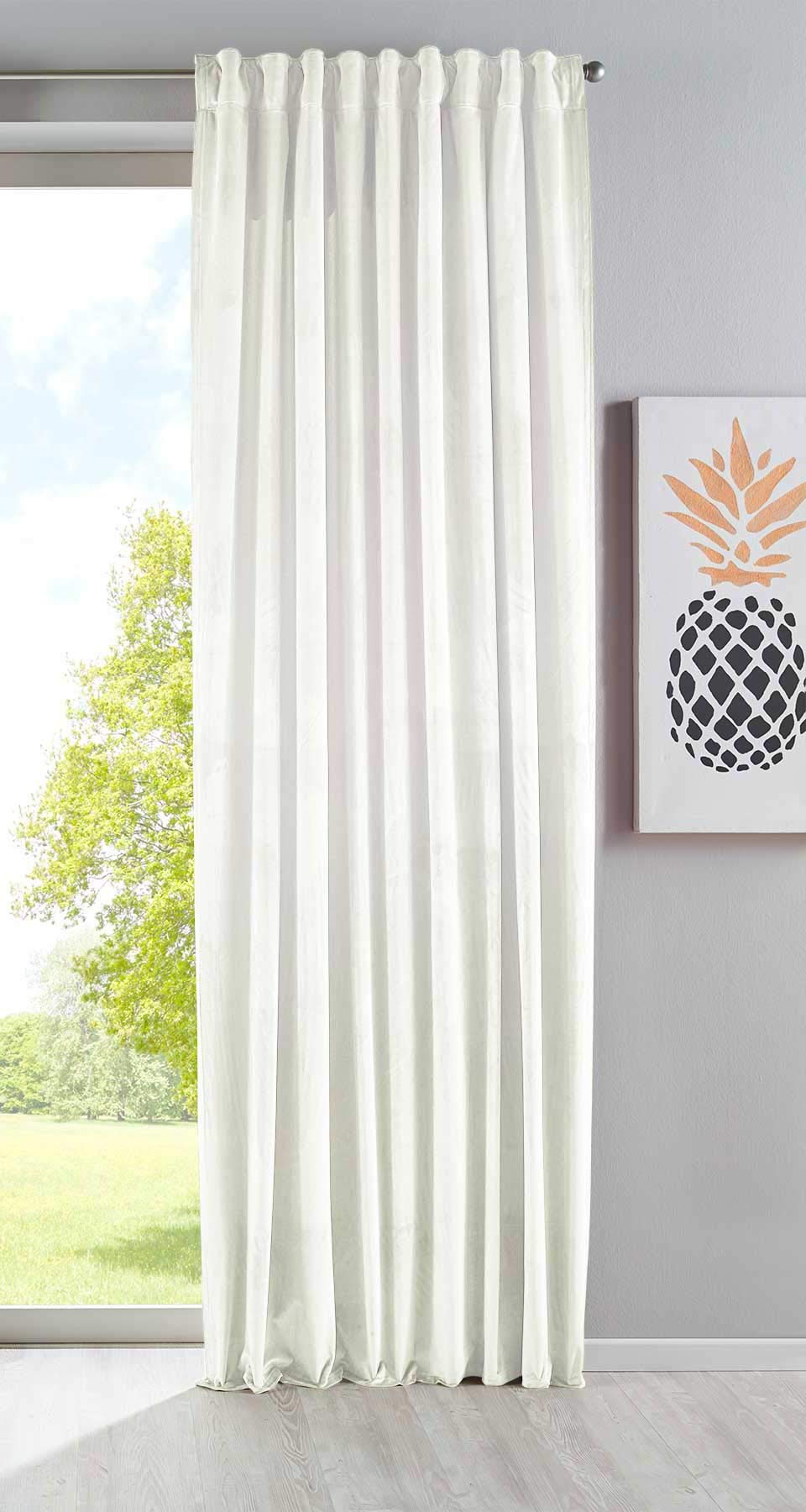 Verdunkelungsvorhang Milano, H280 x B135 cm (1er Pack) Creme