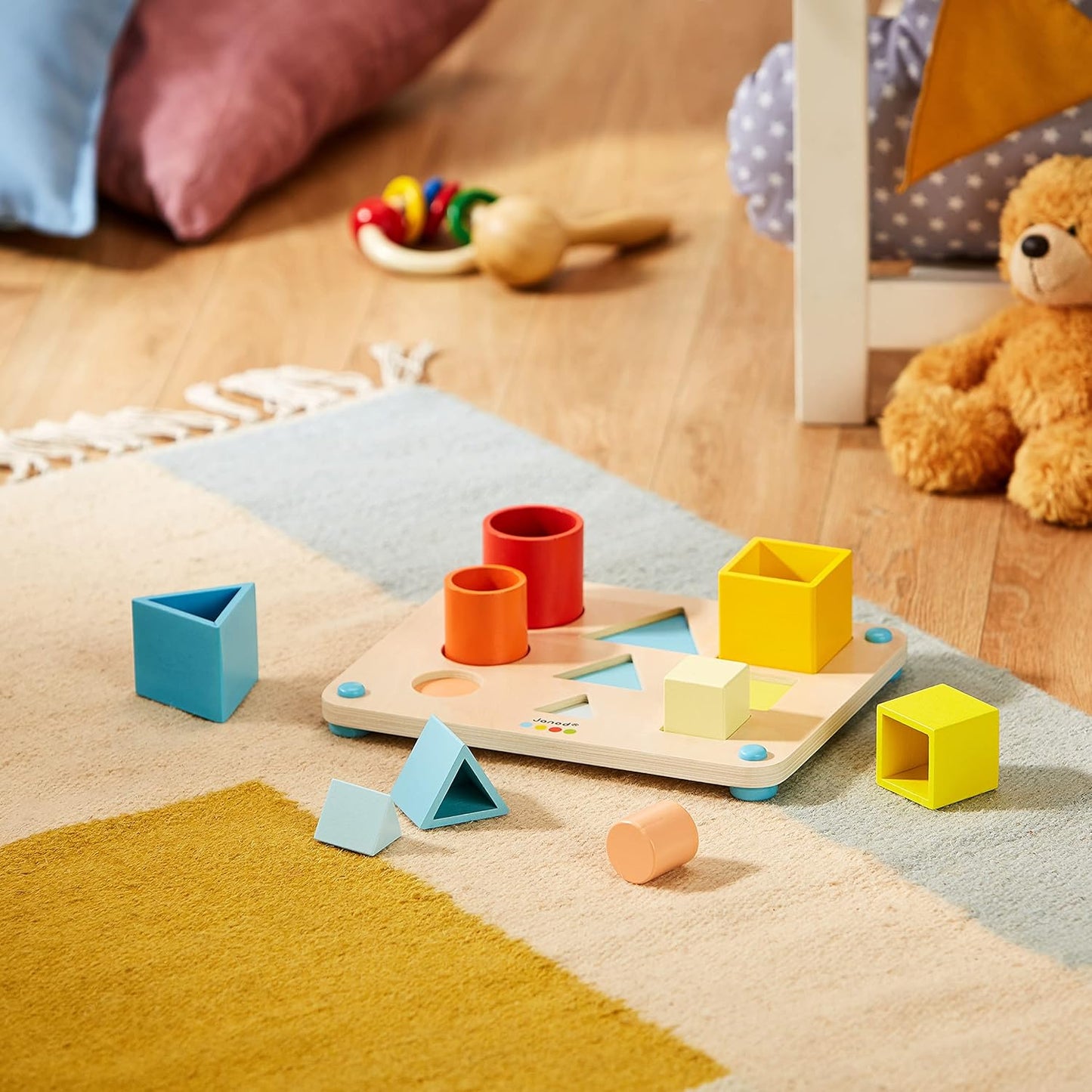 Lernspiel Formen & Farben aus Holz, Die Bände