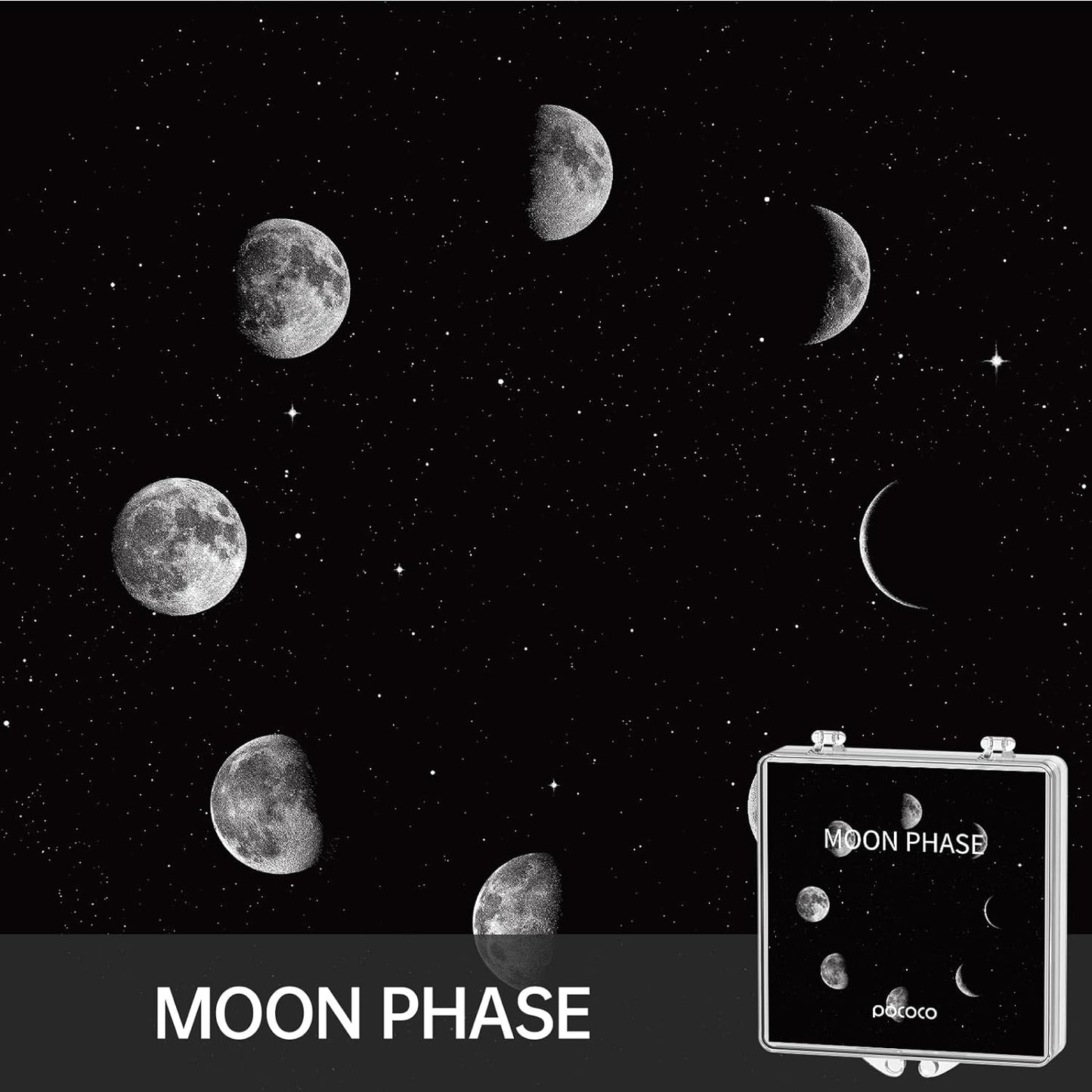 Galaxy Projektor Scheiben-Set (6 Stück, 5K Ultra HD), Moon