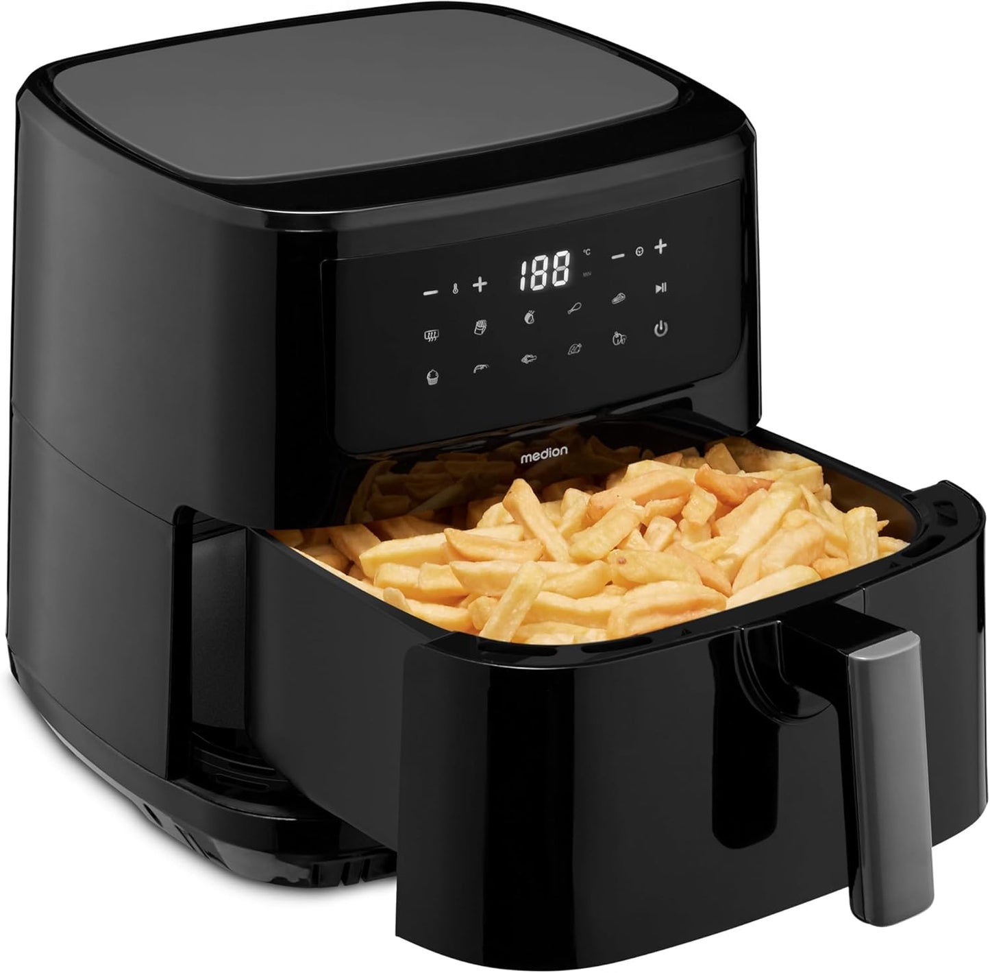 Heissluftfritteuse LIFE P10 XL Duo, Schwarz
