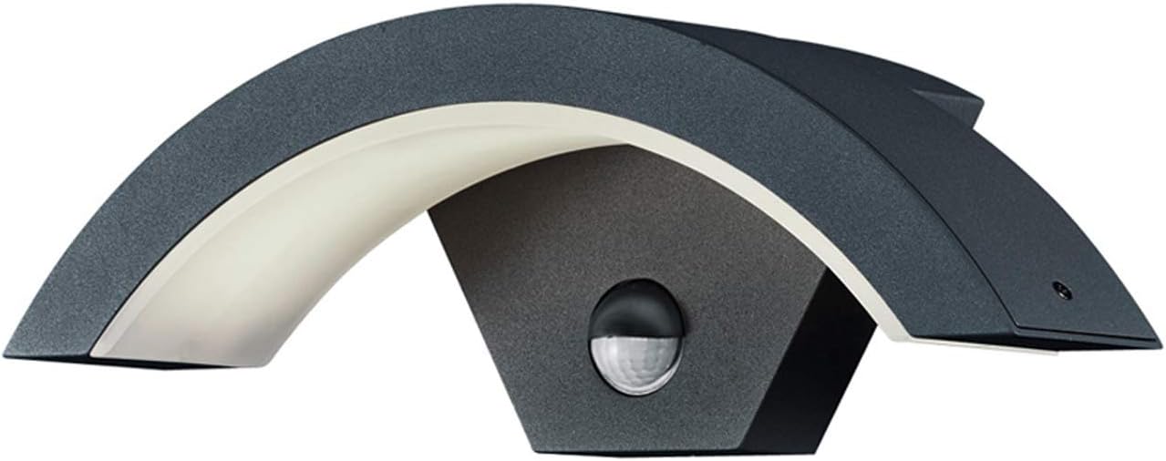 LED Wandleuchte Ohio mit Bewegungsmelder, Anthrazit