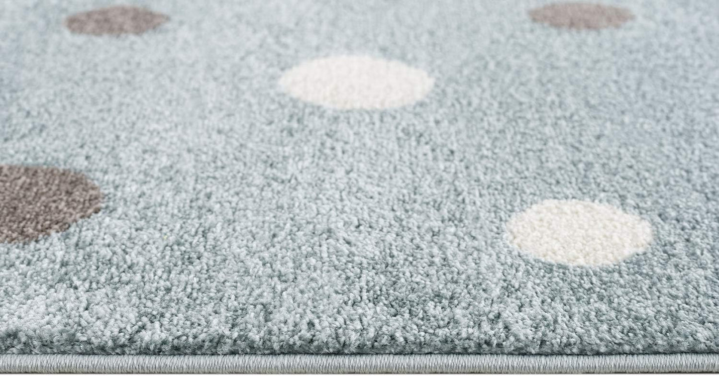 Kinderteppich Dots, 80 x 150 cm (Rechteckig) Mint