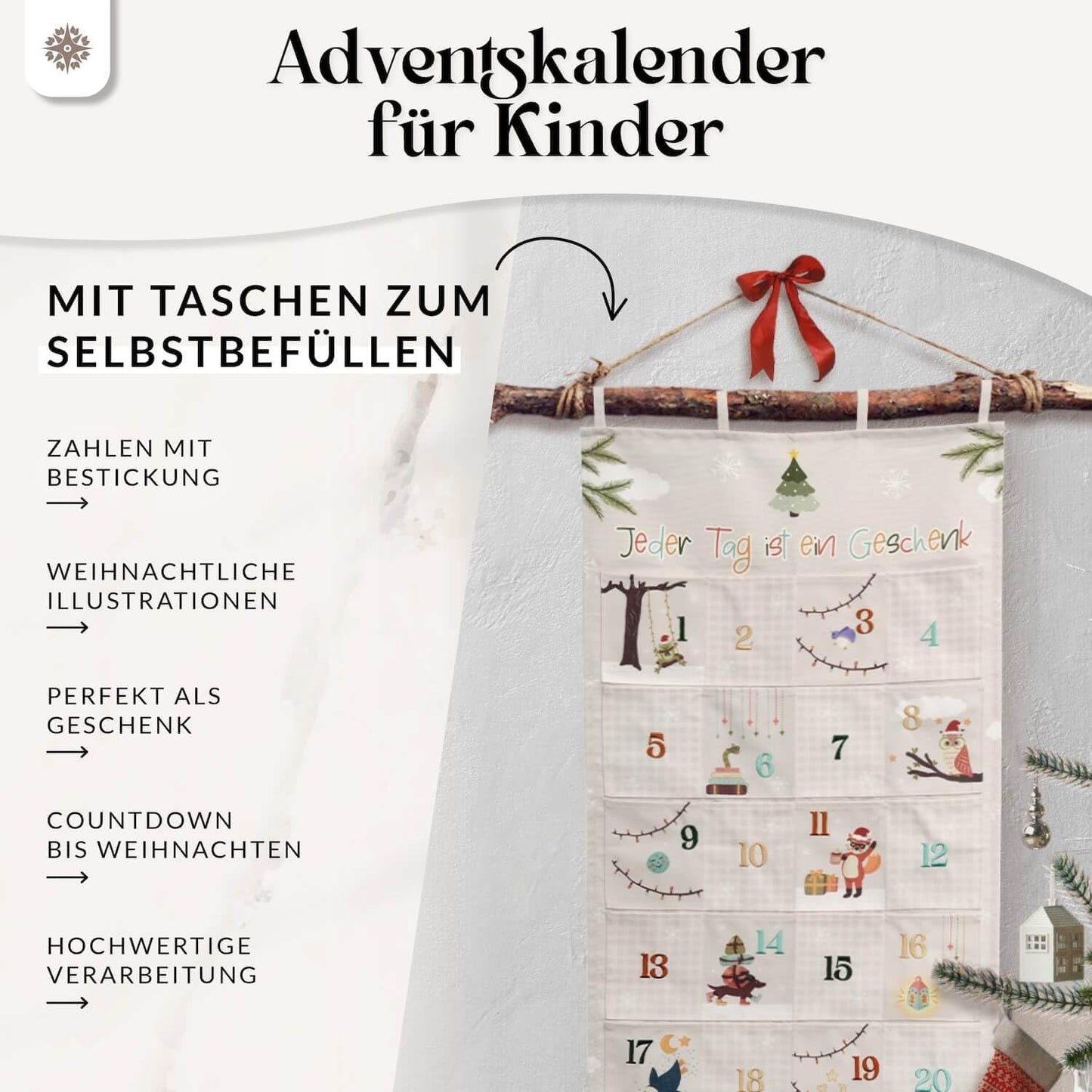 Adventskalender zum Befüllen