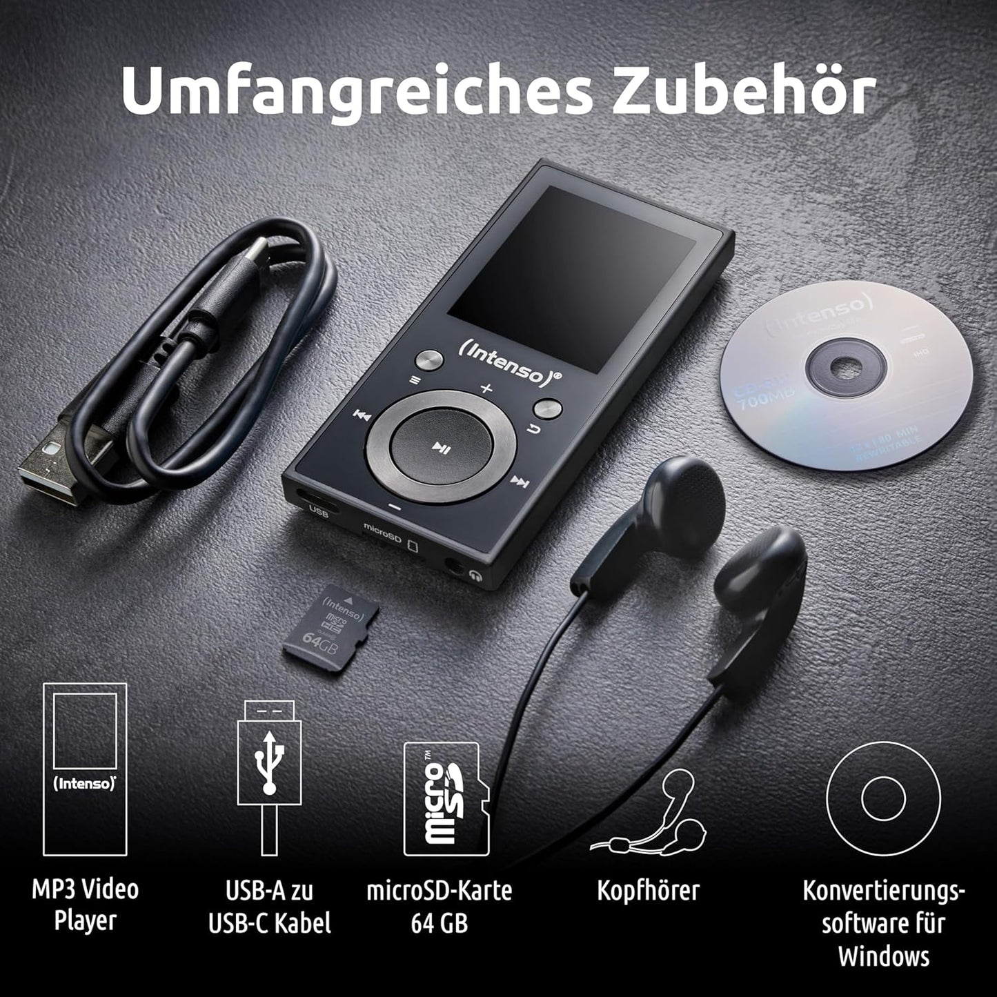 Video Scooter BT, schwarz