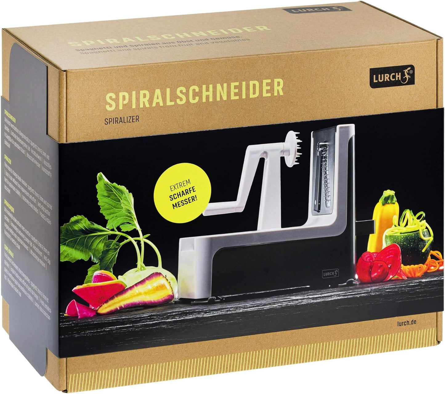 Spiralschneider mit 3 Messereinsätzen, Spiralschneider / Single