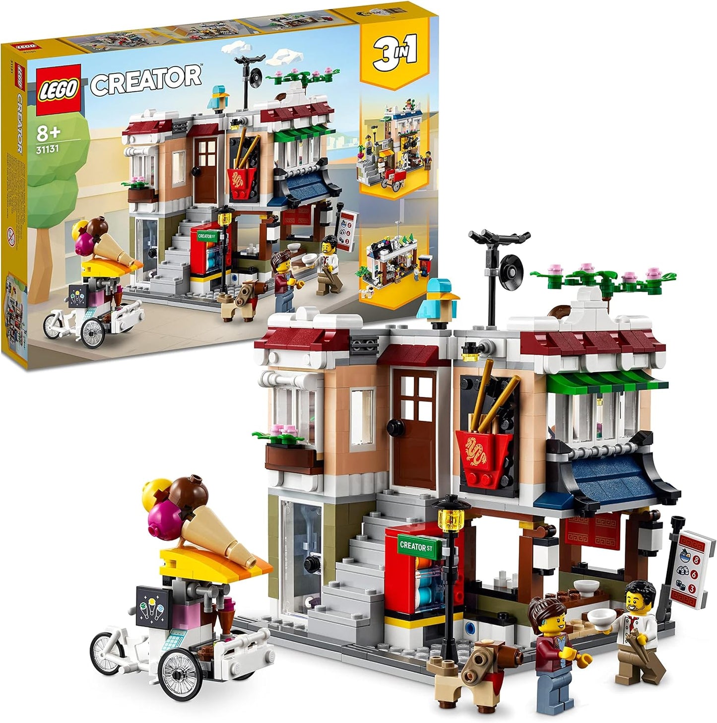 Creator Nudelladen, Fahrradladen und Spielhalle