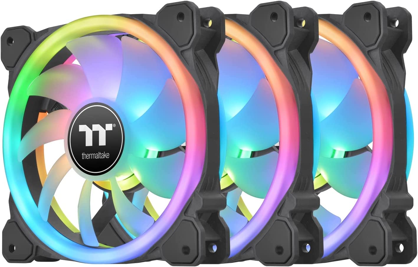 SWAFAN 14 RGB 140x140x25, Gehäuselüfter, RGB 140mm Black