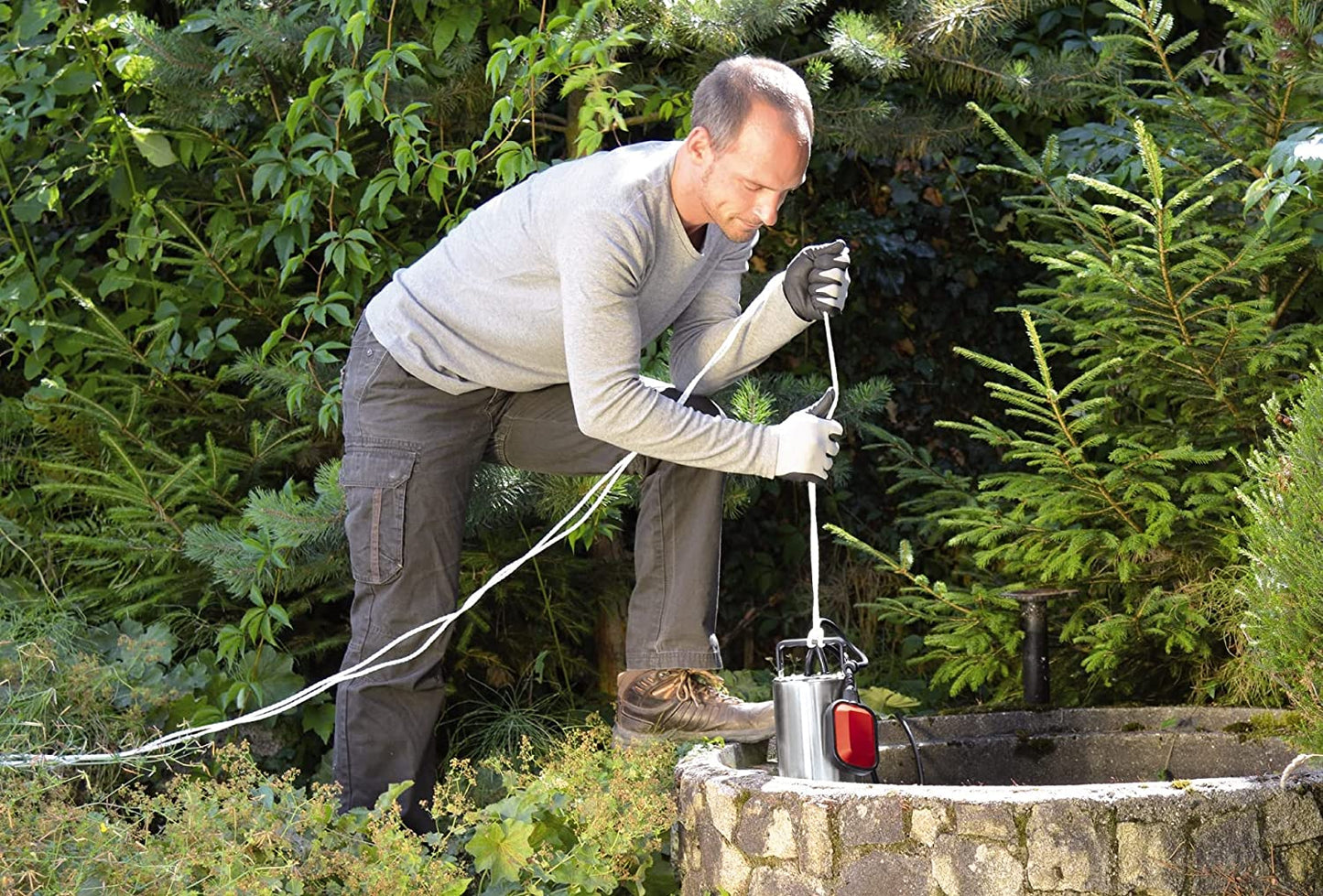 Schmutzwasserpumpe GC-DP 1020 N, Tauch- / Druckpumpe, 1000 W / max. Fremdkörper 20 mm Schmutzwasserpumpe
