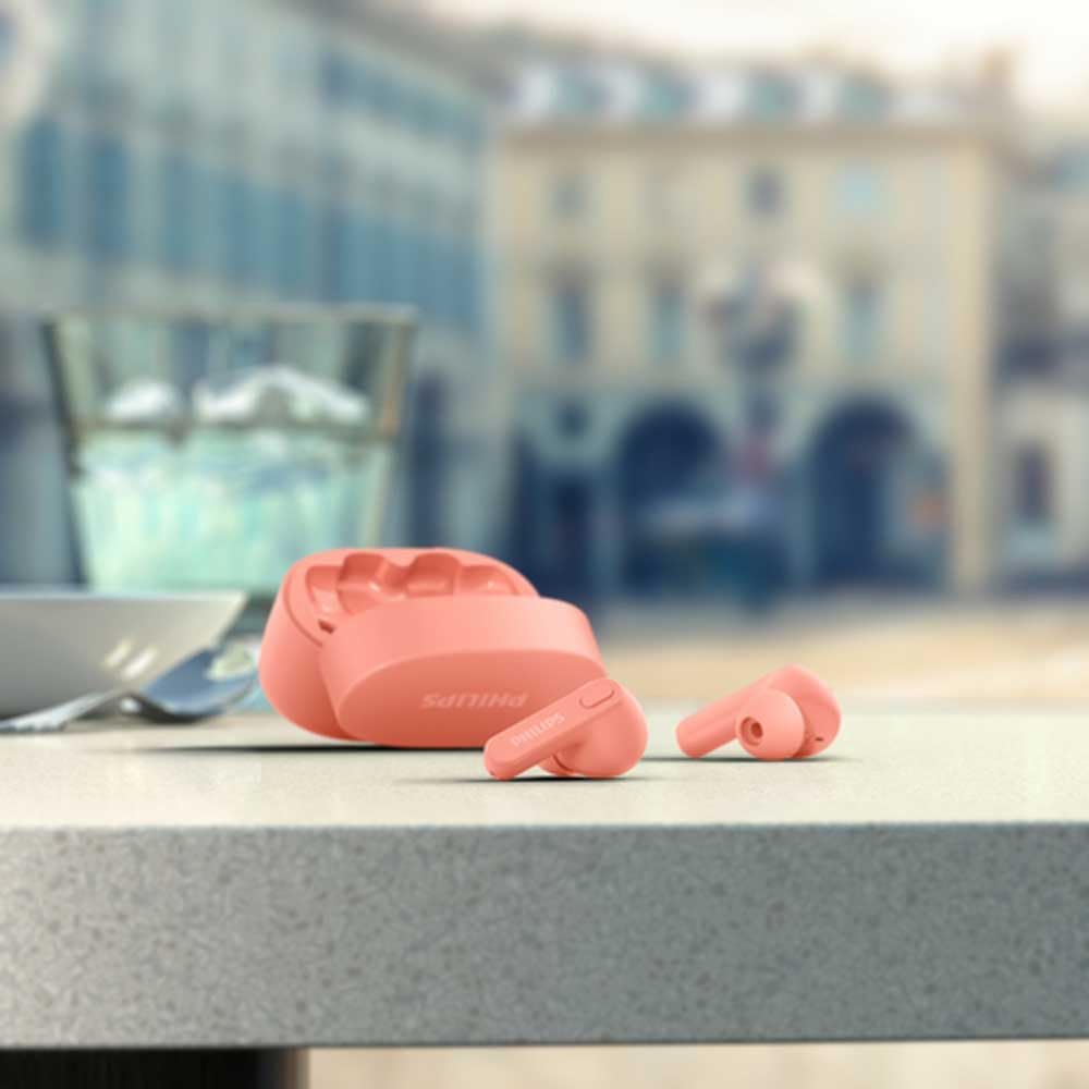 TAT2206PK/00 TrueWireless In-Ear Kopfhörer mit USB-C-Anschluss, In Ear Minimalist Pink