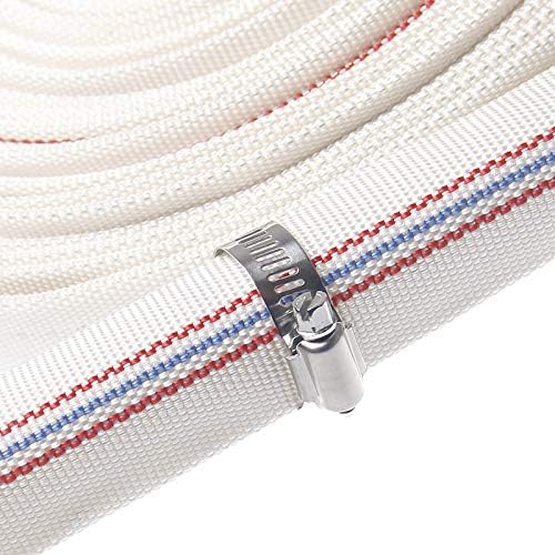 Flachschlauch, 20 m x 25 mm Weiss