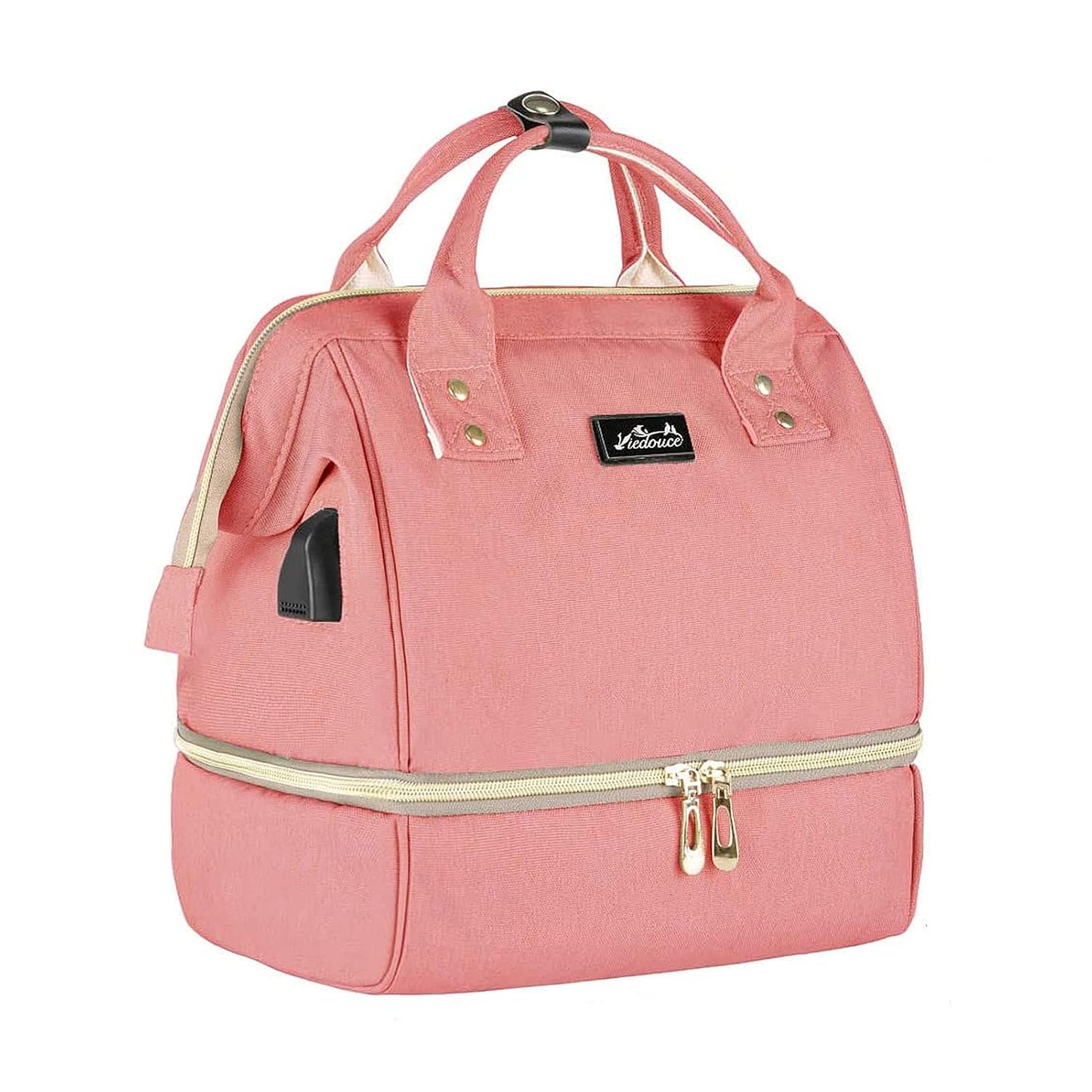 Kompakter Wickelrucksack, 8L, Mini Rosa
