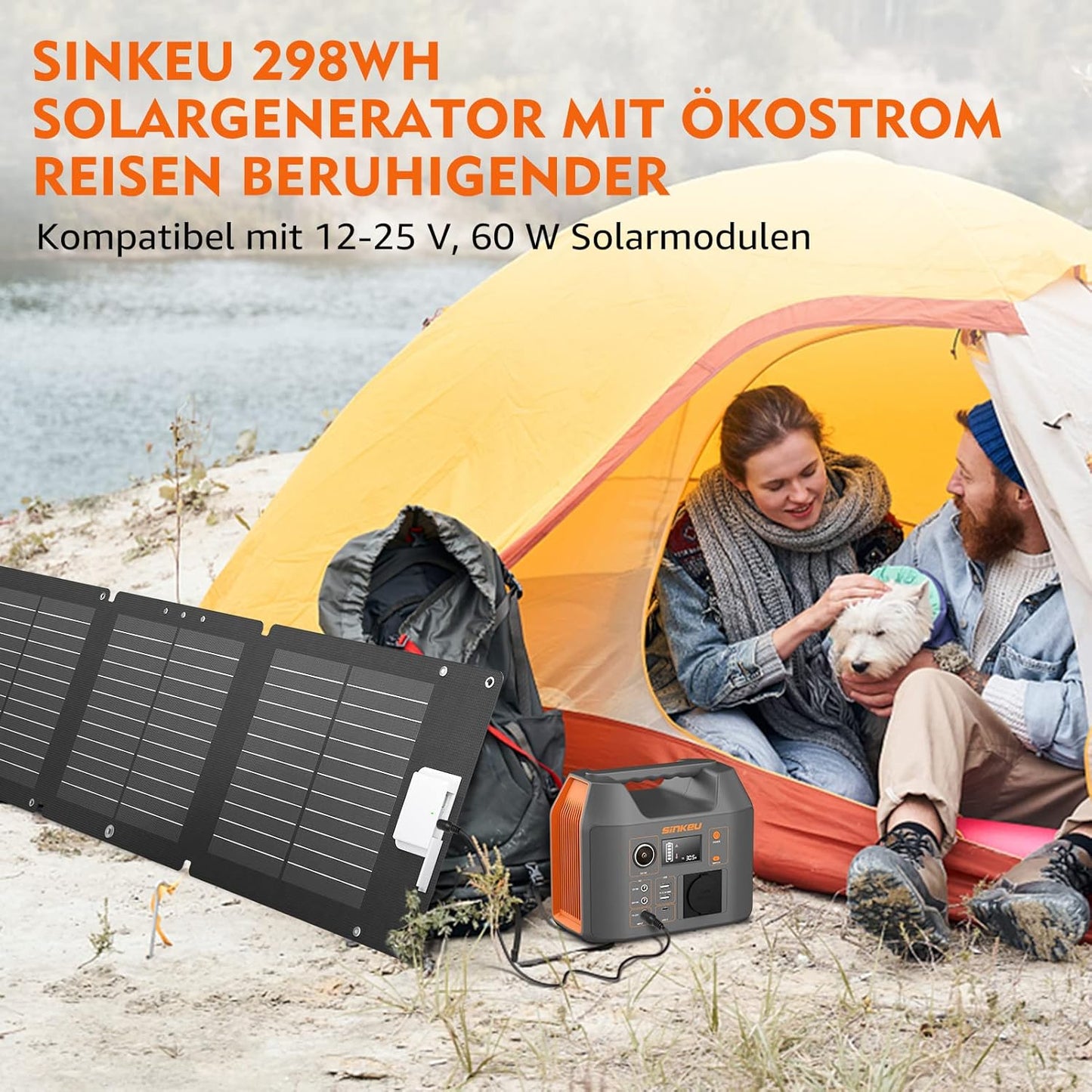 Tragbare Powerstation 296Wh, 296Wh/300W