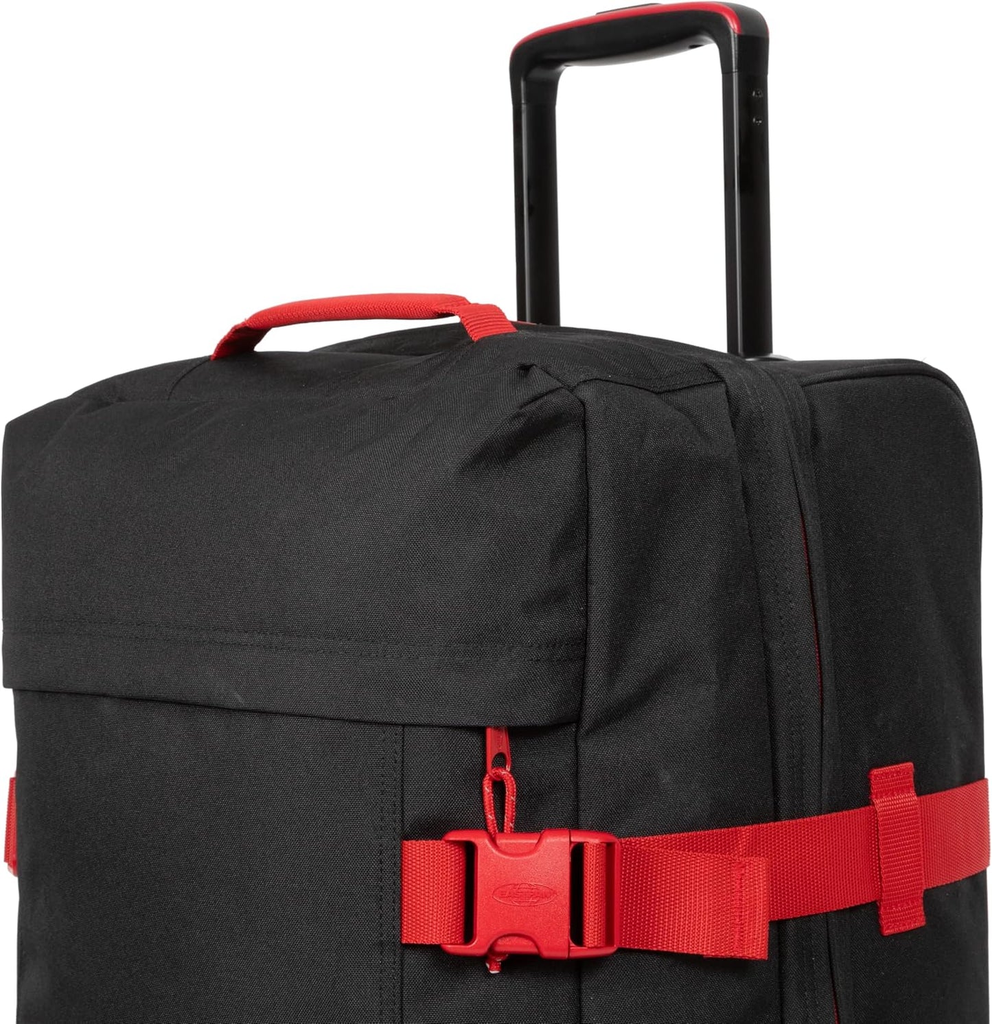 Grosser Reisekoffer TRANVERZ L (121 L), Kontrast Scarlet