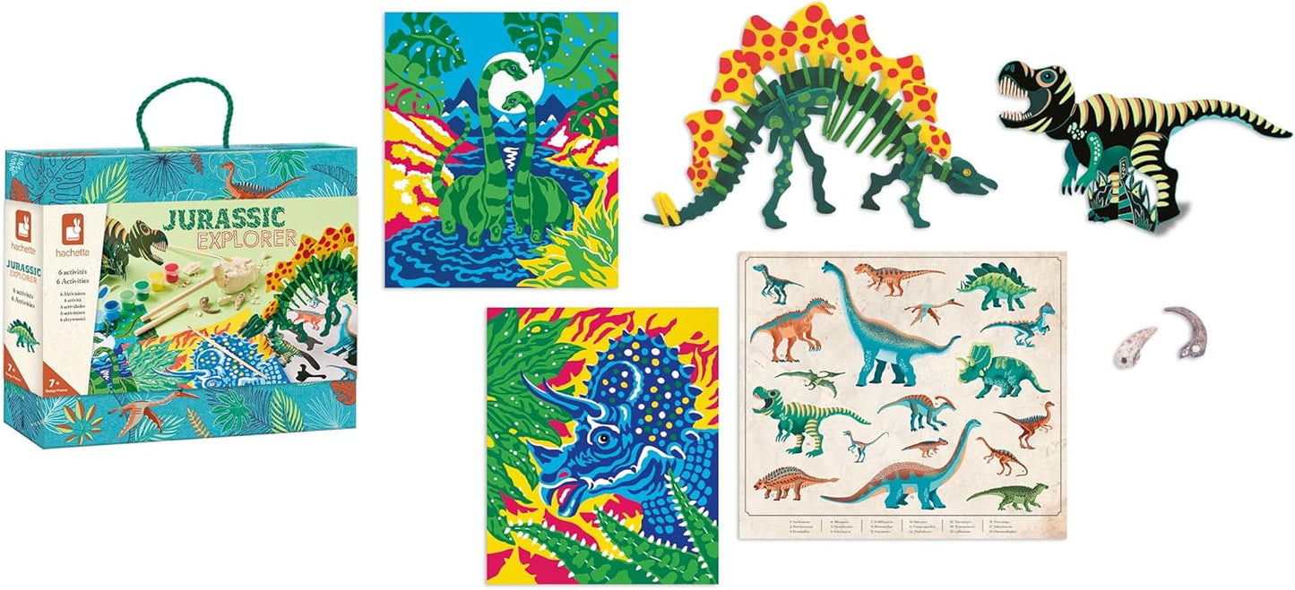 Dino-Forscher Entdecker-Koffer mit Kreativset
