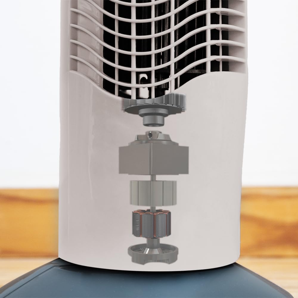 EnergySilence Skyline - Turmventilator, Höhe 30" | Manuelle Steuerung Weiss